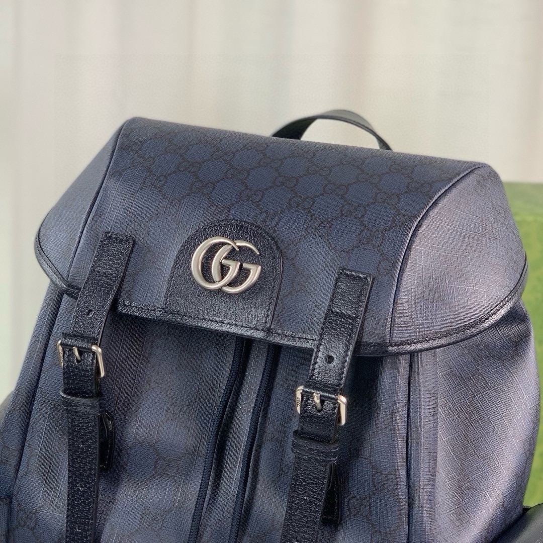 Gucci Ophidia GG Backpack 598140 Dark Blue