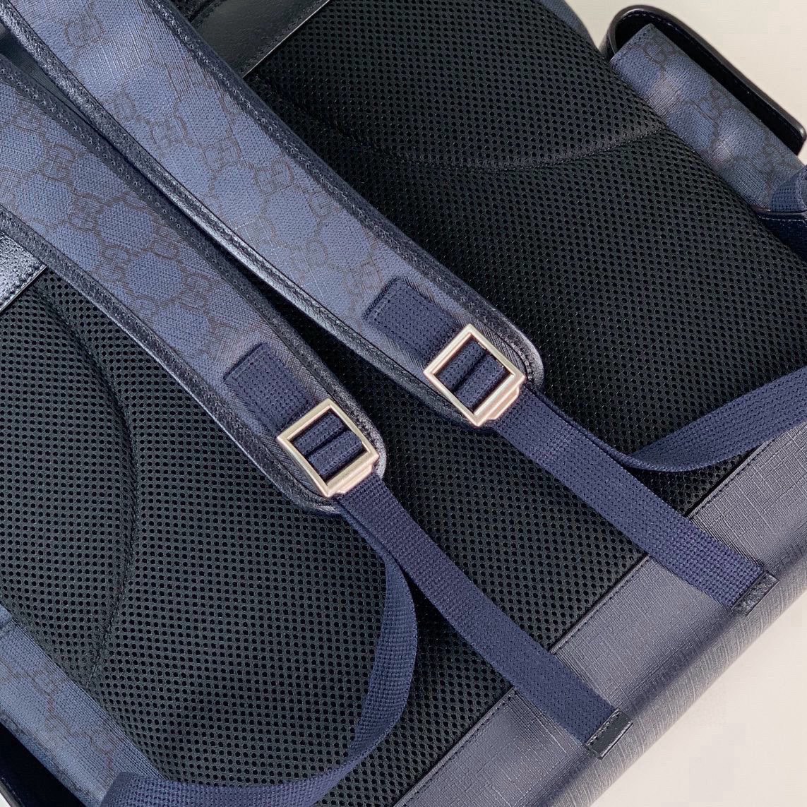 Gucci Ophidia GG Backpack 598140 Dark Blue