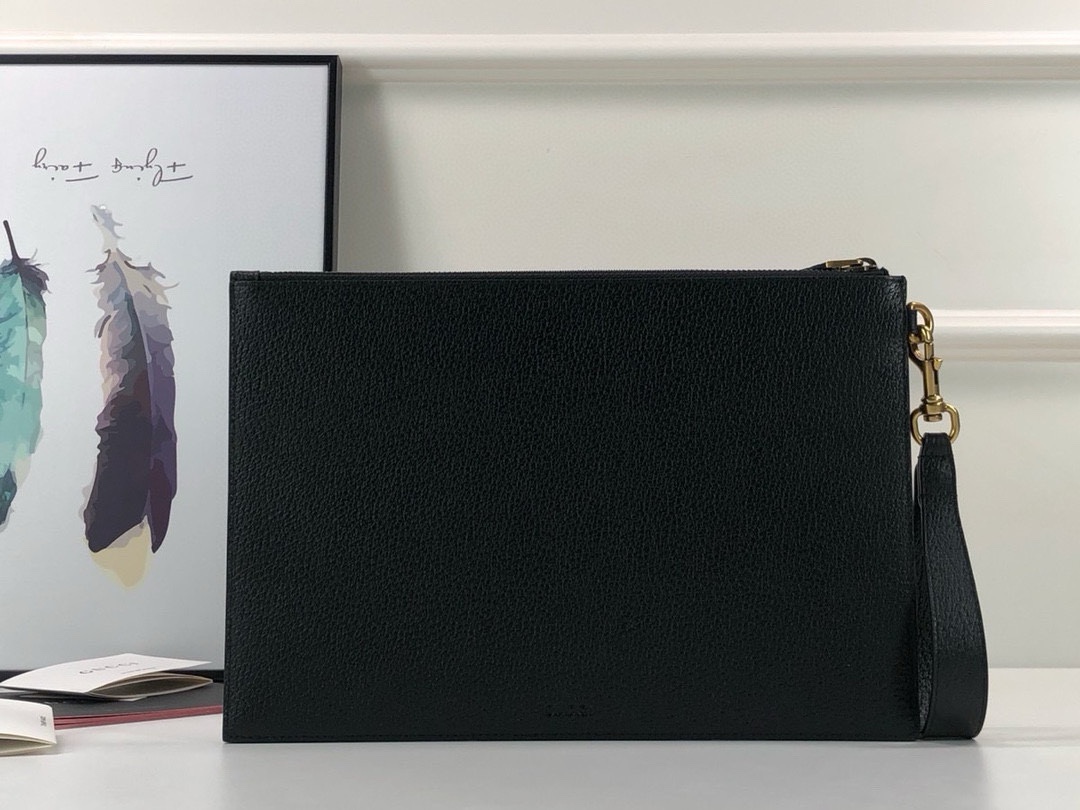 Gucci Original Quality Clutch 475317 Black Leather