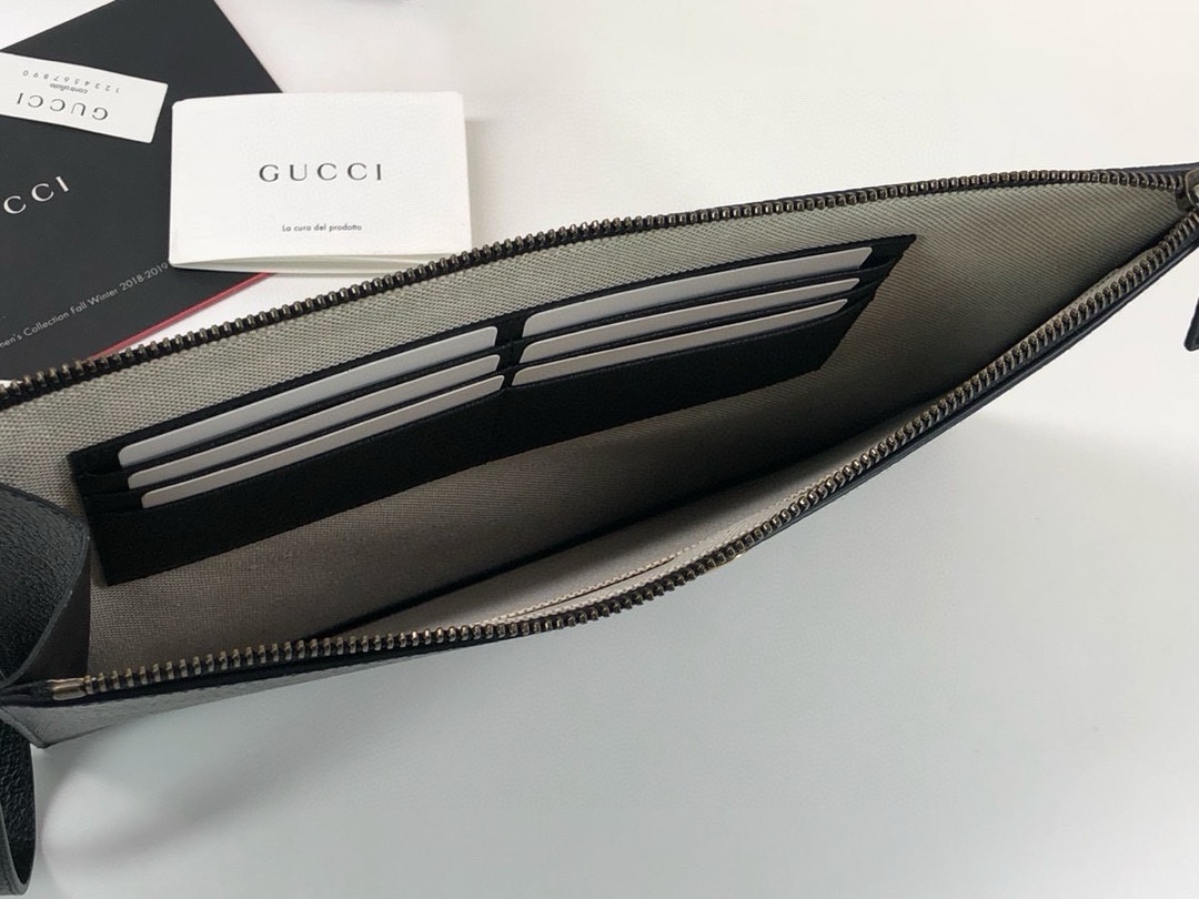 Gucci Original Quality Clutch 475317 Black Leather