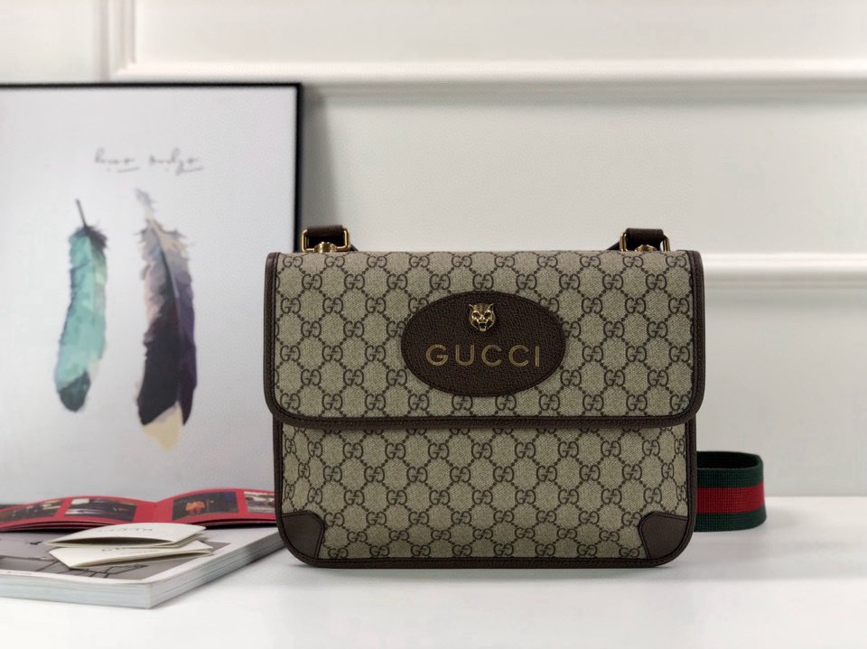 Gucci Original 495654 New Arrival - Authentic Boutique Quality in Brown PVC