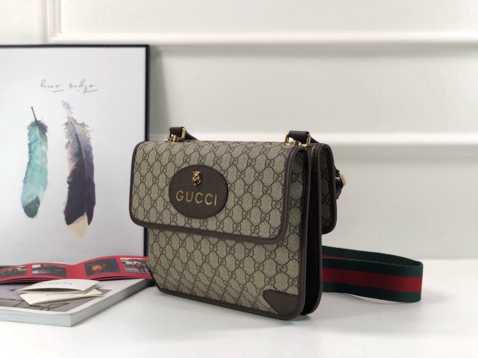 Gucci Original 495654 New Arrival - Authentic Boutique Quality in Brown PVC