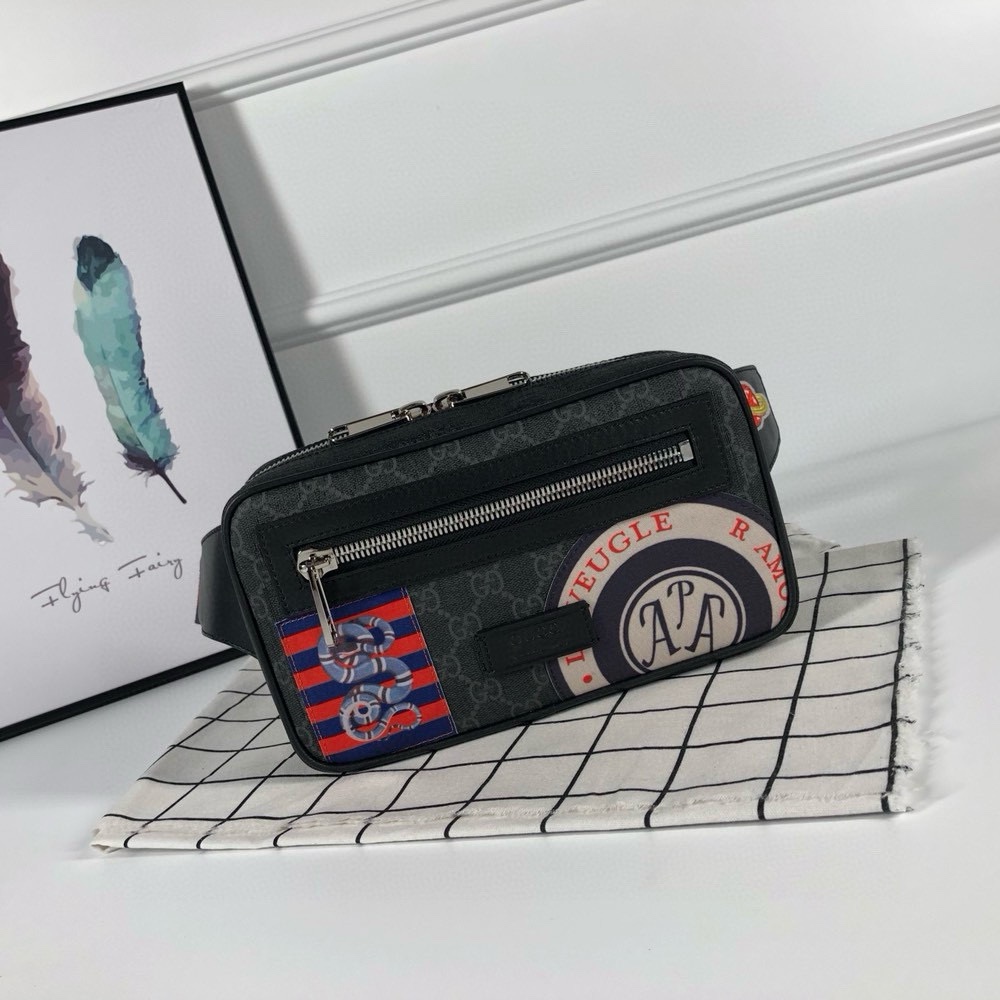 Gucci Embroidered Waist Bag 474293