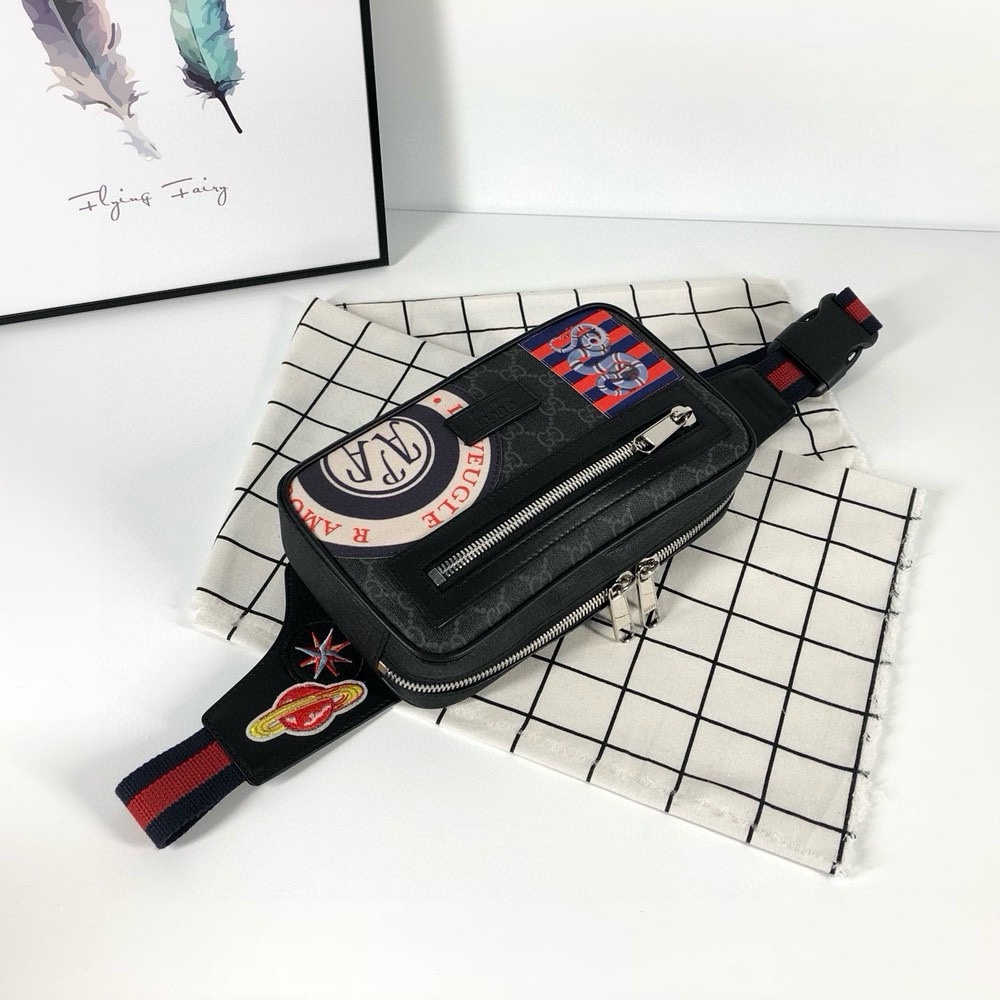 Gucci Embroidered Waist Bag 474293