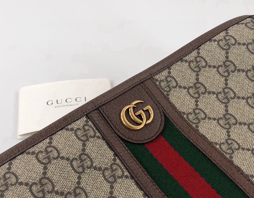 Gucci Ophidia GG Monogram Clutch - Style 598234