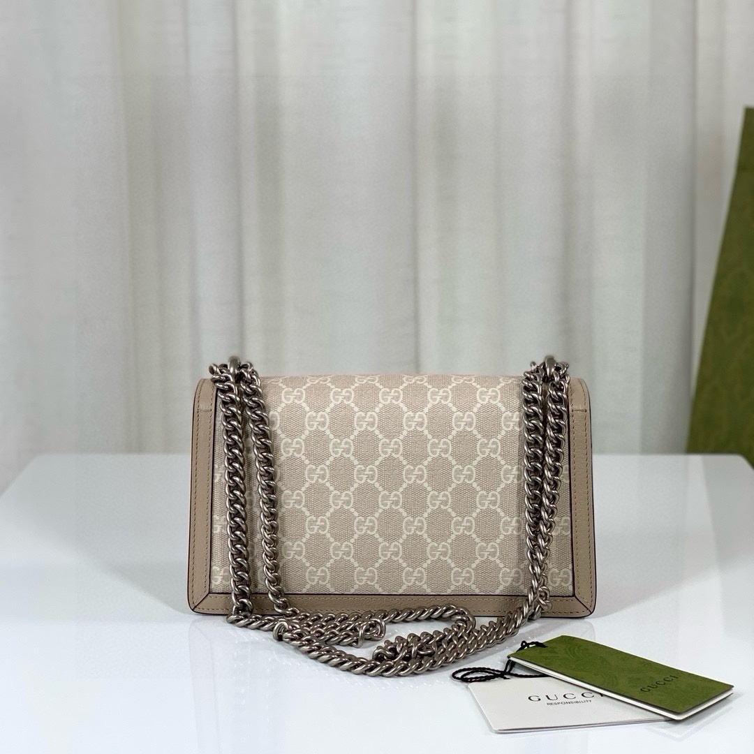 Gucci Dionysus Shoulder Bag - Style 499623 (Light Almond PVC)