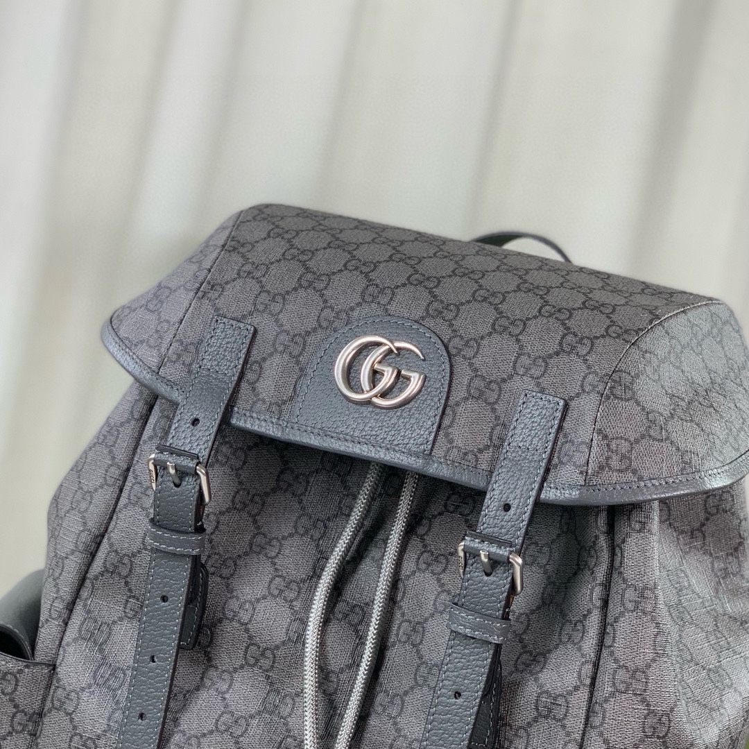 Gucci Ophidia GG Backpack - Style 598140 (Gray)