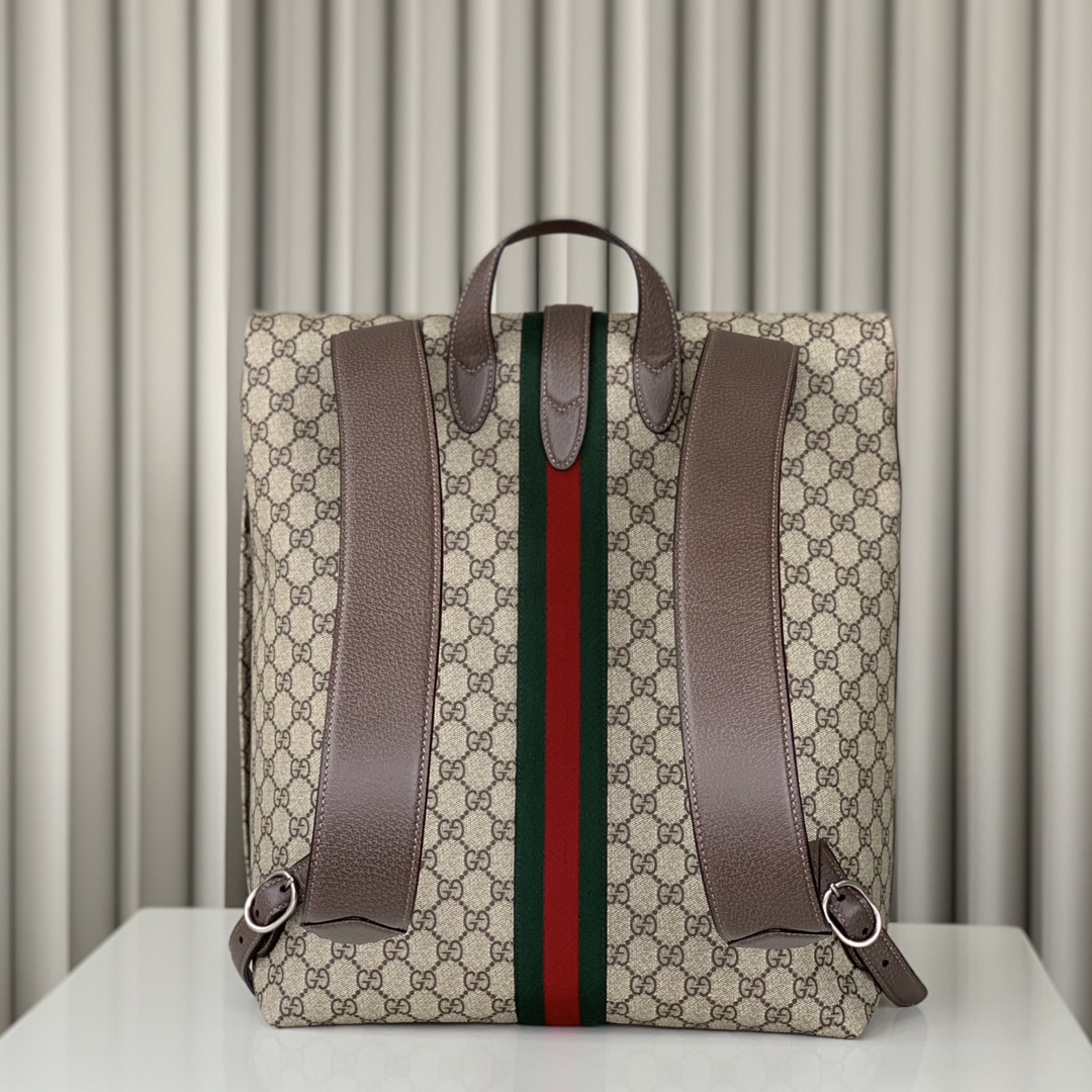 Gucci Jackie 1961 GG Backpack - Style 771344 (Beige and Ebony)