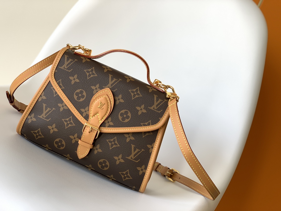 Louis Vuitton Ivy Bag M44919 ?C Small Vintage Style Monogram Canvas