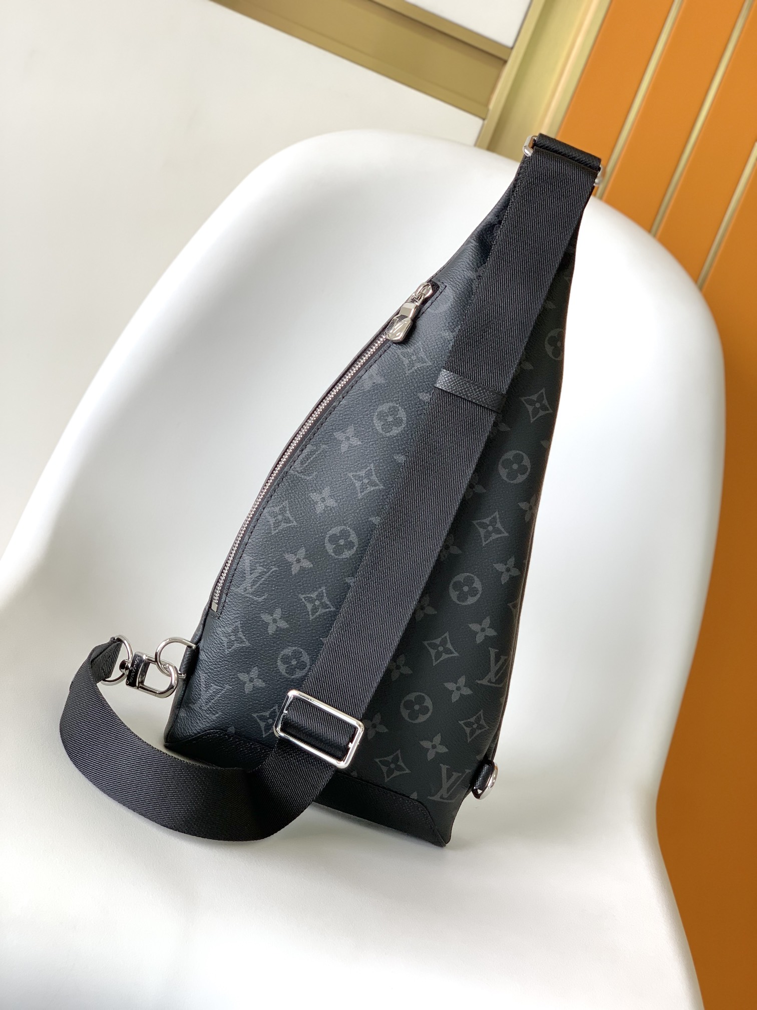 LV Duo Shoulder Bag (M30936) in Monogram Canvas and Ta?ga Leather with Dynamic Chip