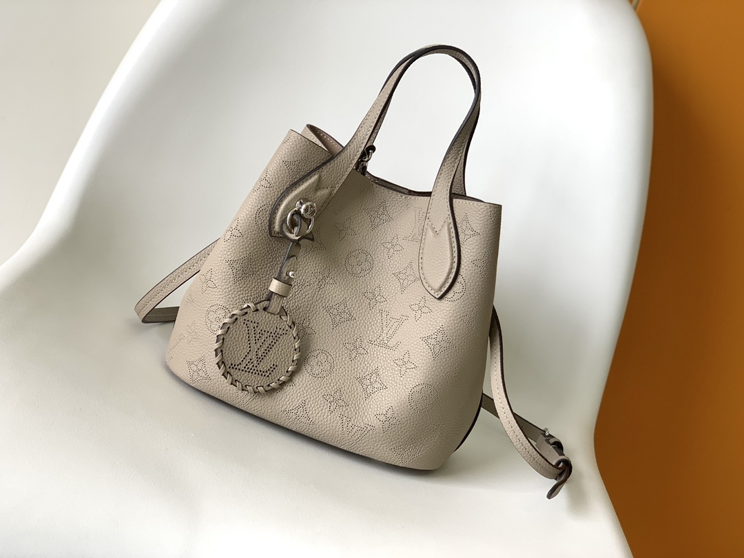 MBlossom Small Handbag Grey M21849 by Louis Vuitton LV in Black