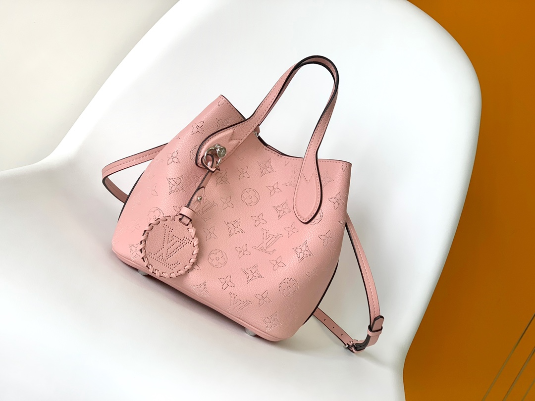 MBlossom Small Handbag Pink M23196 by Louis Vuitton LV in Black