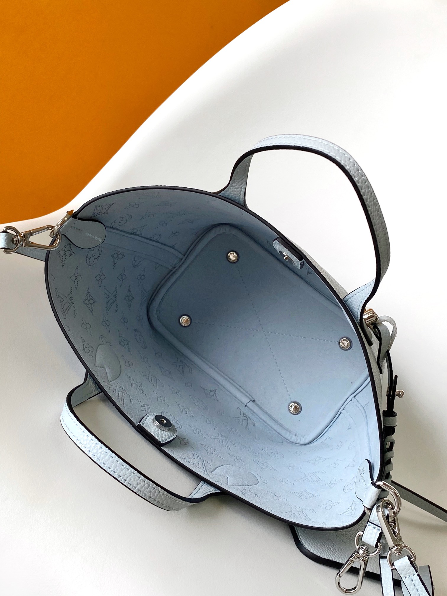 MBlossom Small Handbag M24930 by Louis Vuitton LV in Blue