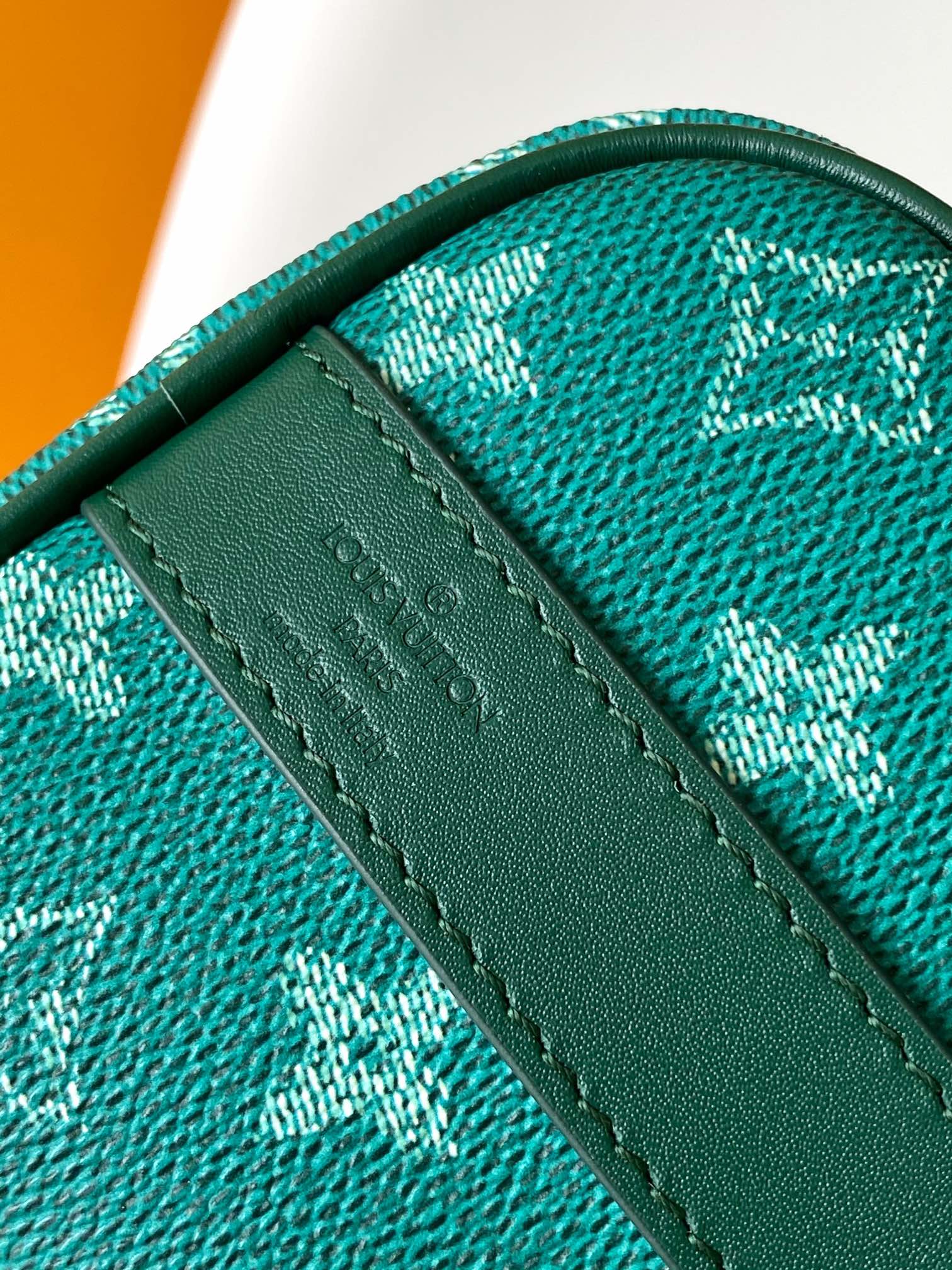 Keepall Bandouli??re 25 Handbag by Louis Vuitton LV M12684 in Green