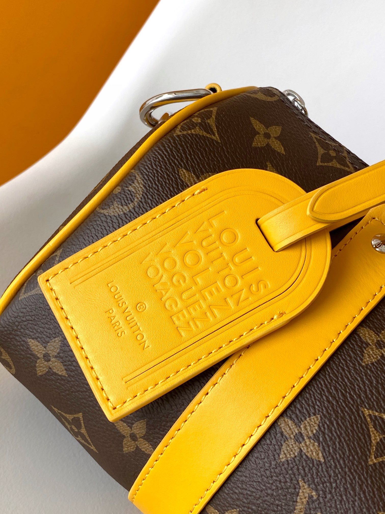 Keepall Bandouli??re 25 Handbag by Louis Vuitton LV M13166 in Yellow 