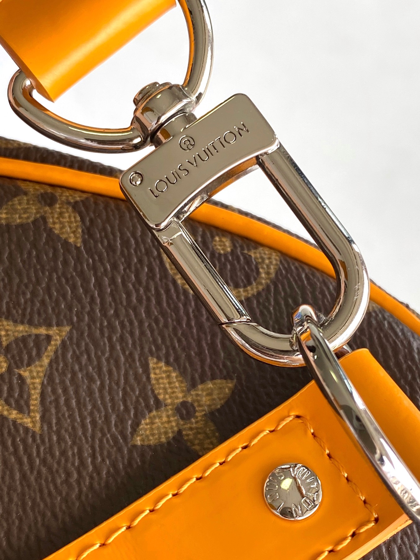 M12634 Keepall Bandouli??re 50 Travel Bag by Louis Vuitton LV in Yellow