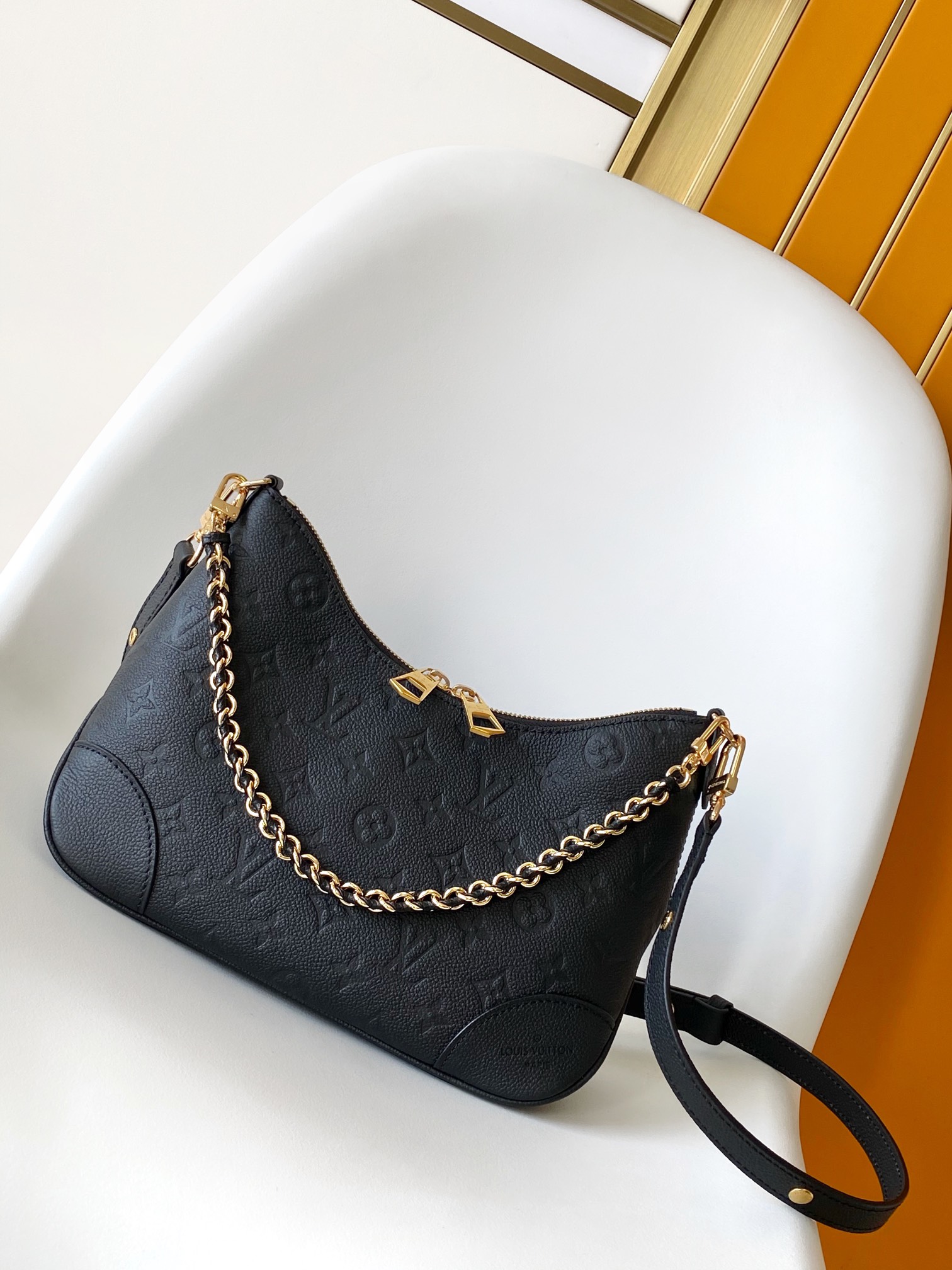 M12930 Black Boulogne Handbag by Louis Vuitton LV