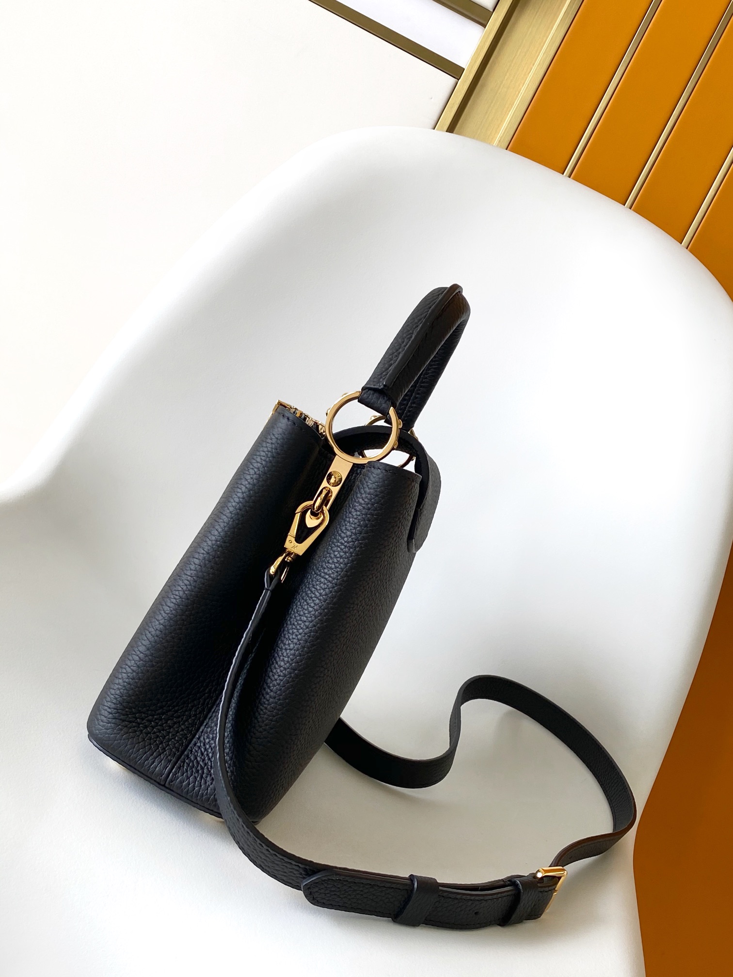 M23263 Capucines BB Bag by Louis Vuitton LV in Black