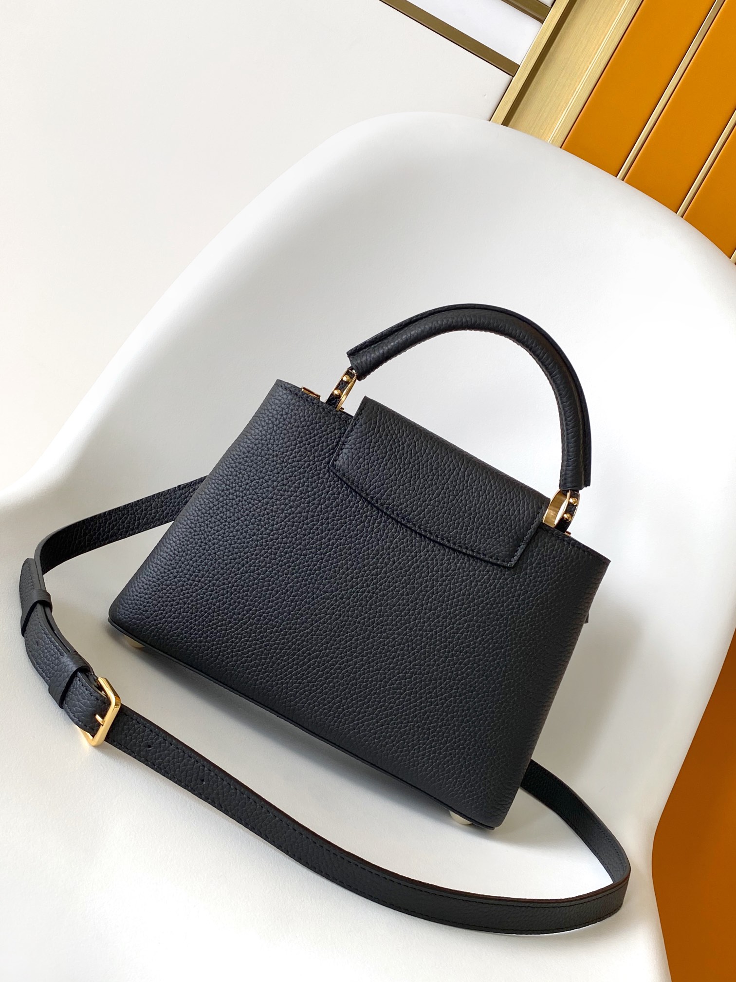 M23263 Capucines BB Bag by Louis Vuitton LV in Black