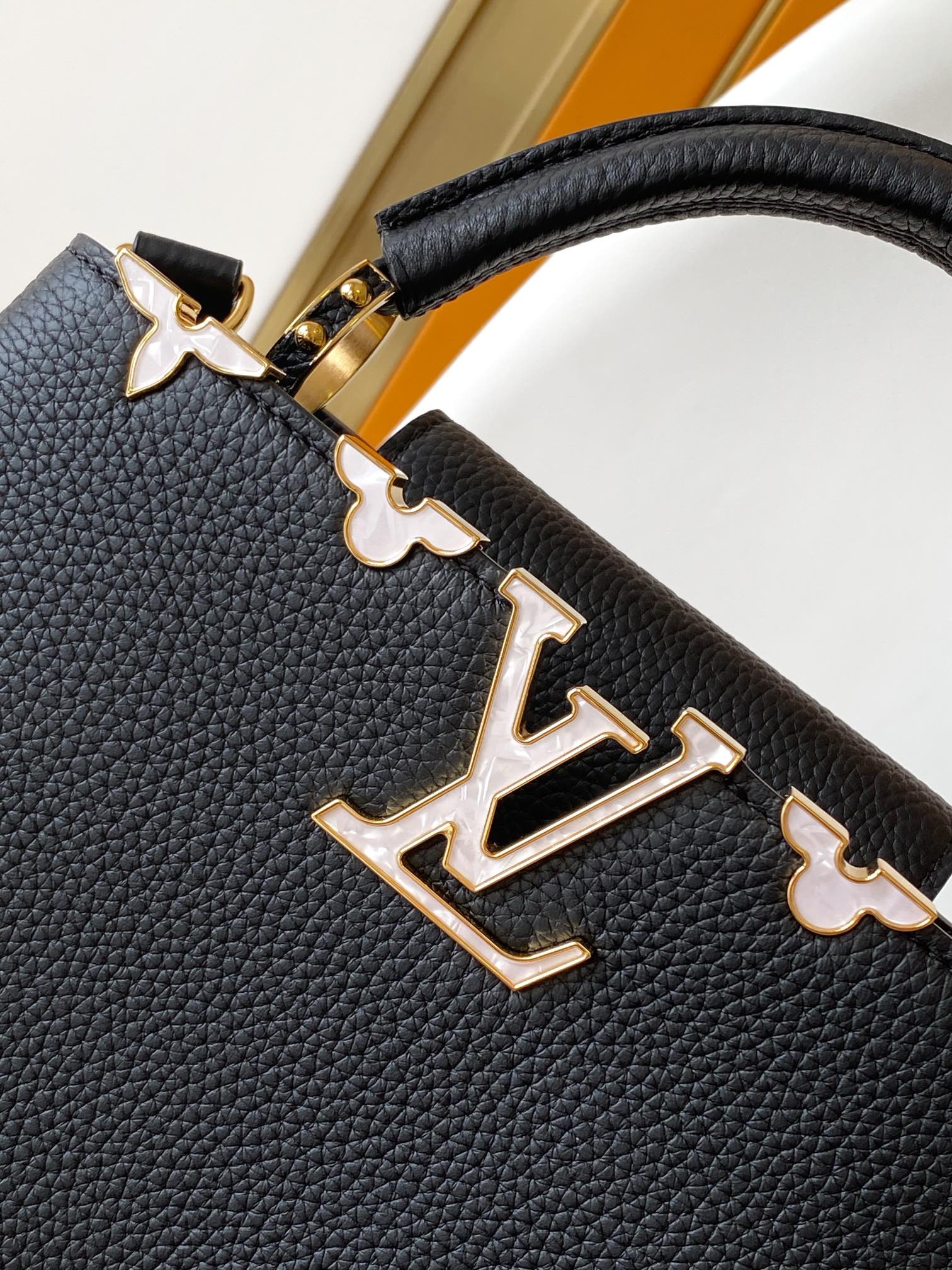 M23263 Capucines BB Bag by Louis Vuitton LV in Black