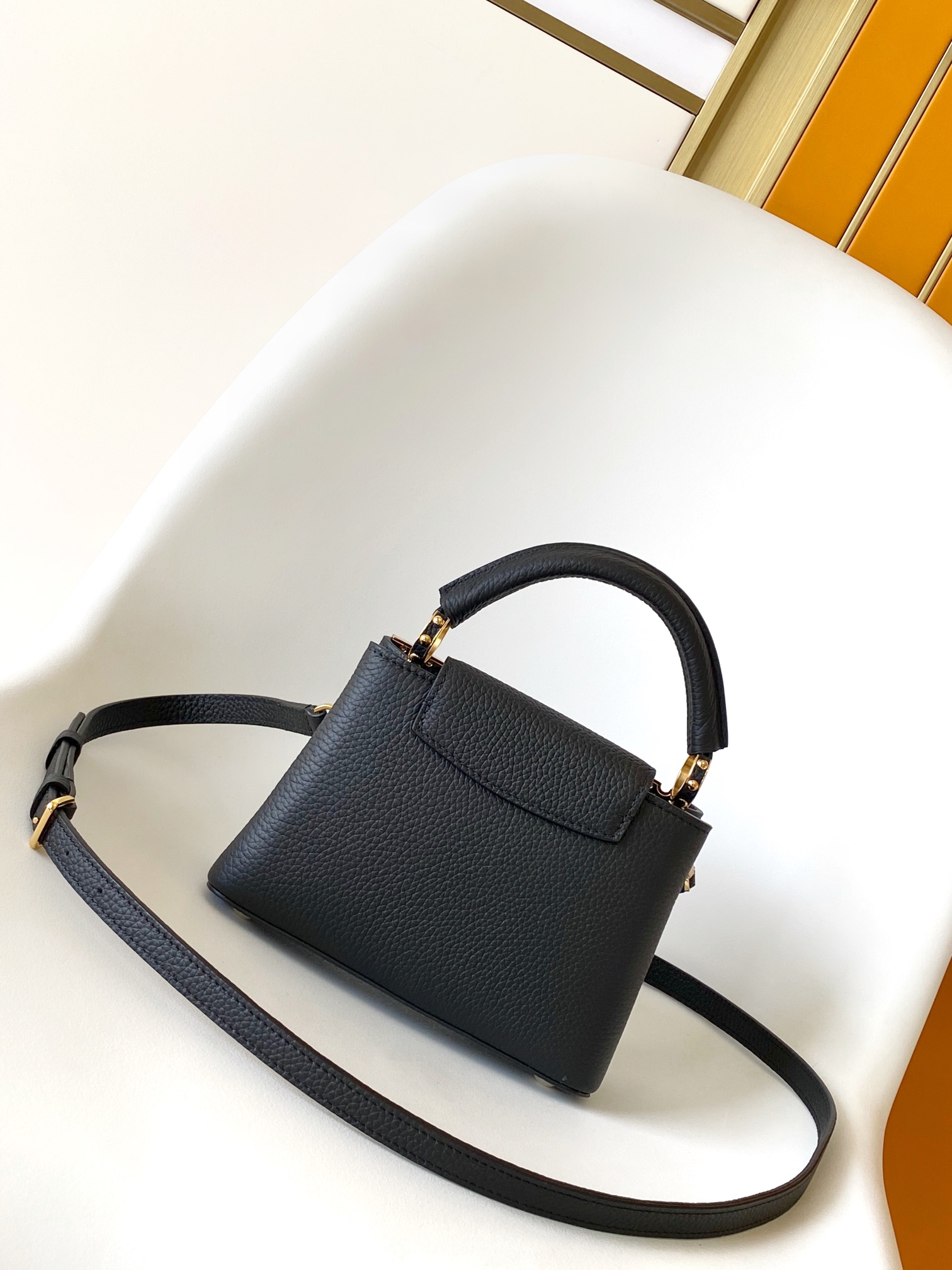 M23330 Capucines BB Bag by Louis Vuitton LV in Black