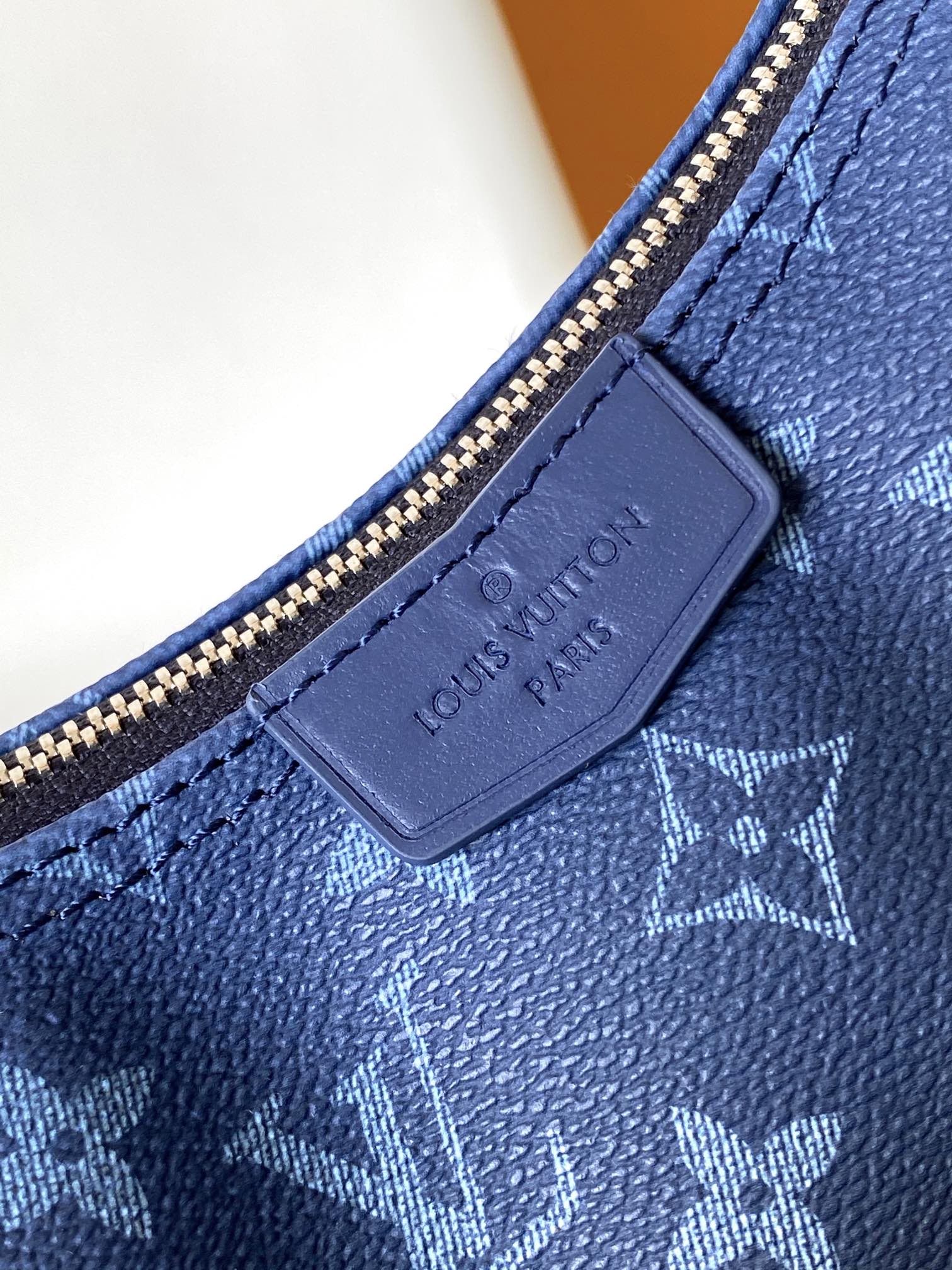 M11594 Hamac Small Bag by Louis Vuitton LV in Blue Flower