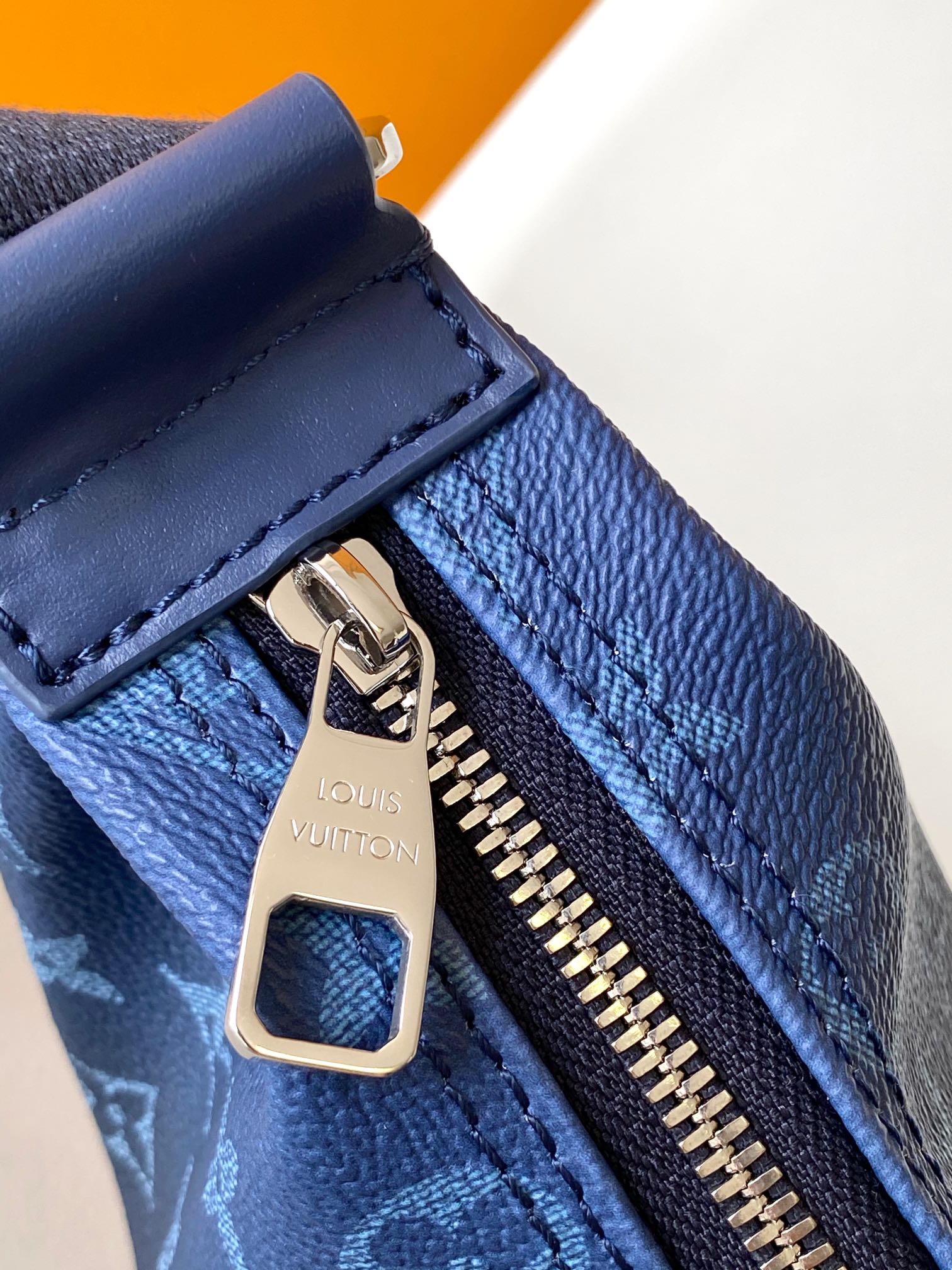 M11594 Hamac Small Bag by Louis Vuitton LV in Blue Flower