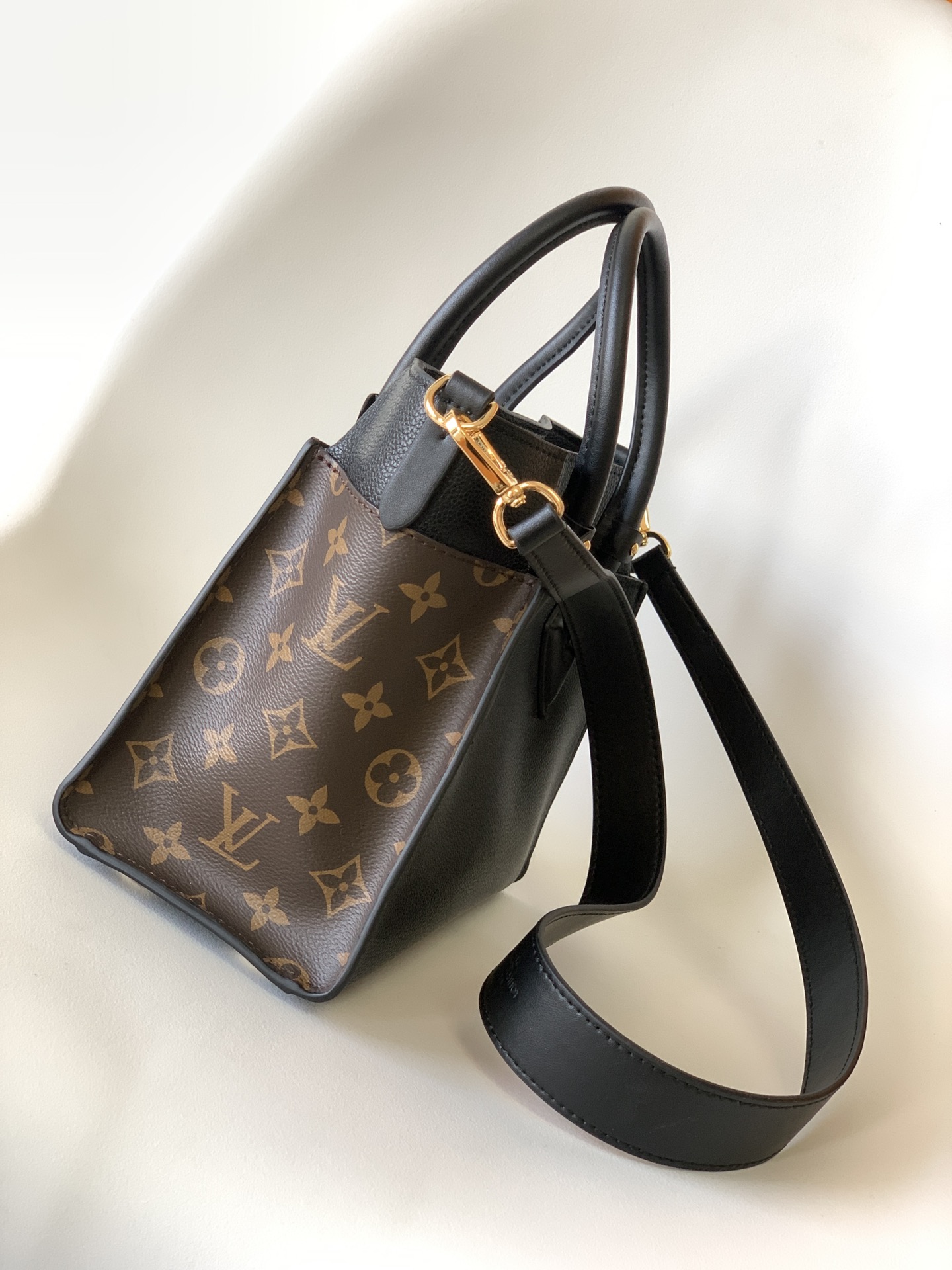 M57728 On My Side Small Bag by Louis Vuitton LV in Black