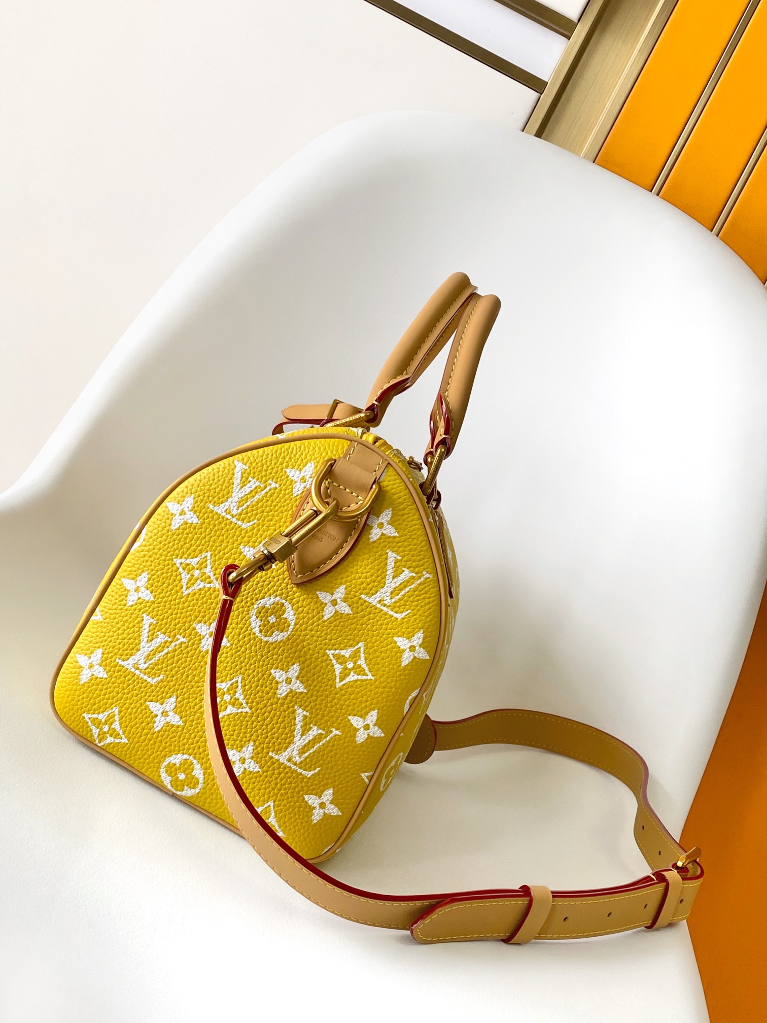 M24426 Bandouli??re 25 Bag by Louis Vuitton LV in Yellow