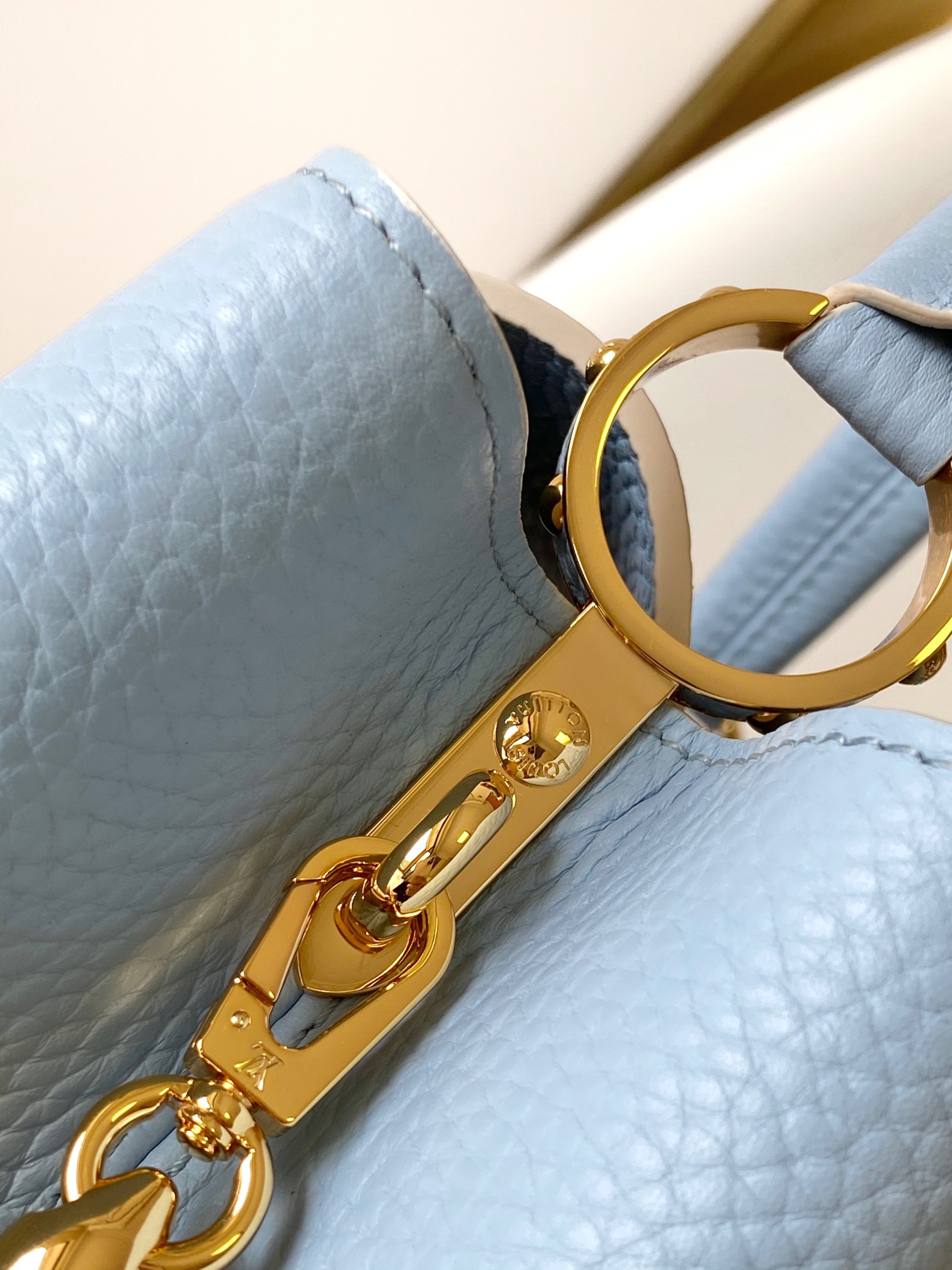 M24575 Mini Capucines Bag by Louis Vuitton LV in Blue