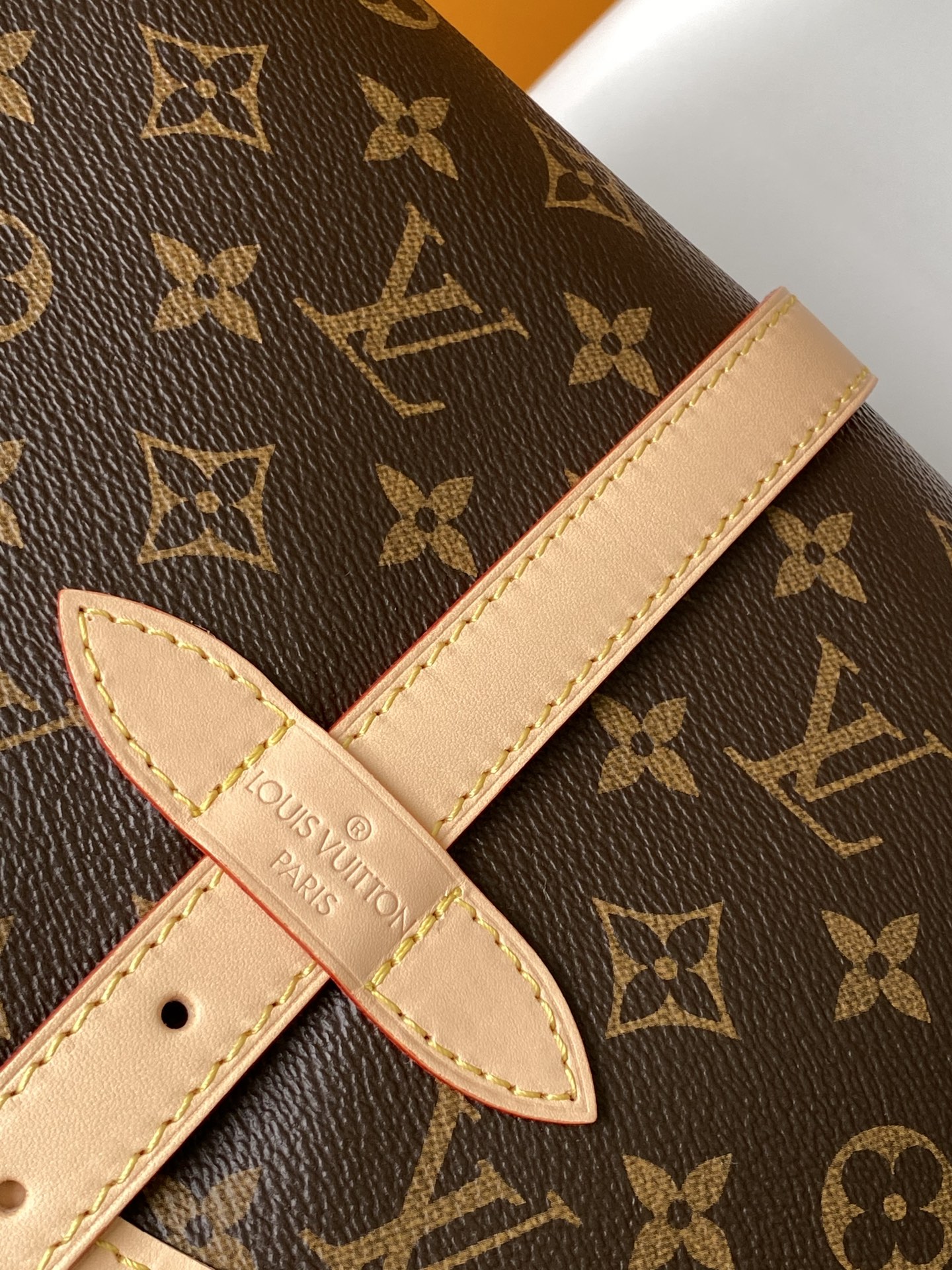 M40710 Saumur Medium Bag by Louis Vuitton LV in Monogram Canvas