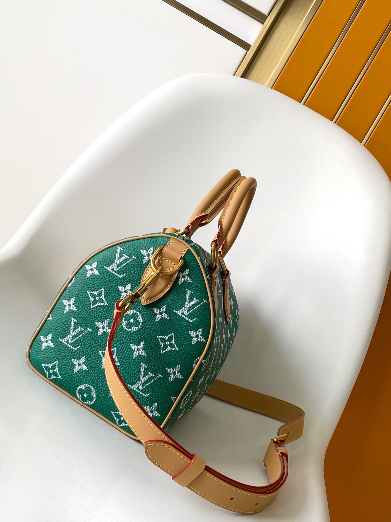 M24423 Bandouliere 25 Handbag by Louis Vuitton LV in Green