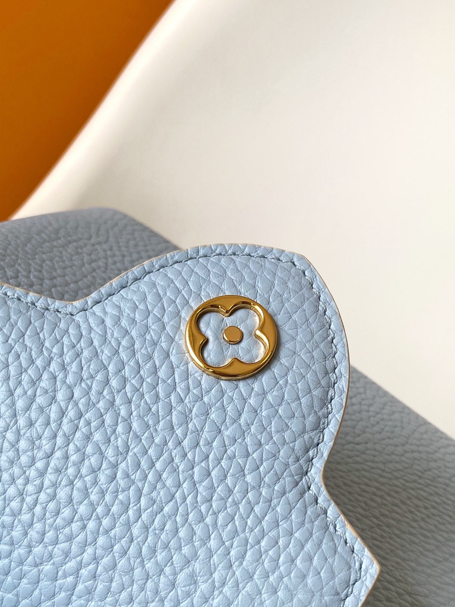 M24575 Mini Capucines Bag by Louis Vuitton LV in Blue