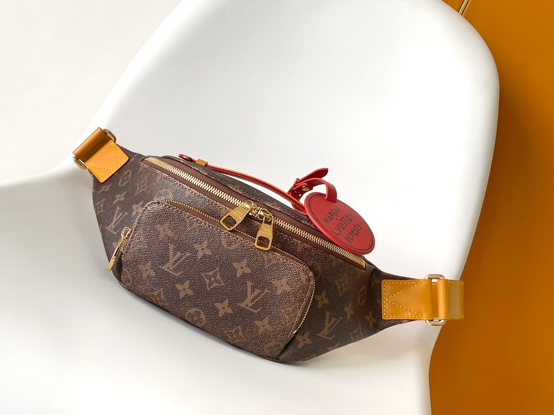 M11539 Rush Waist Bag by Louis Vuitton LV in Monogram Dust Canvas