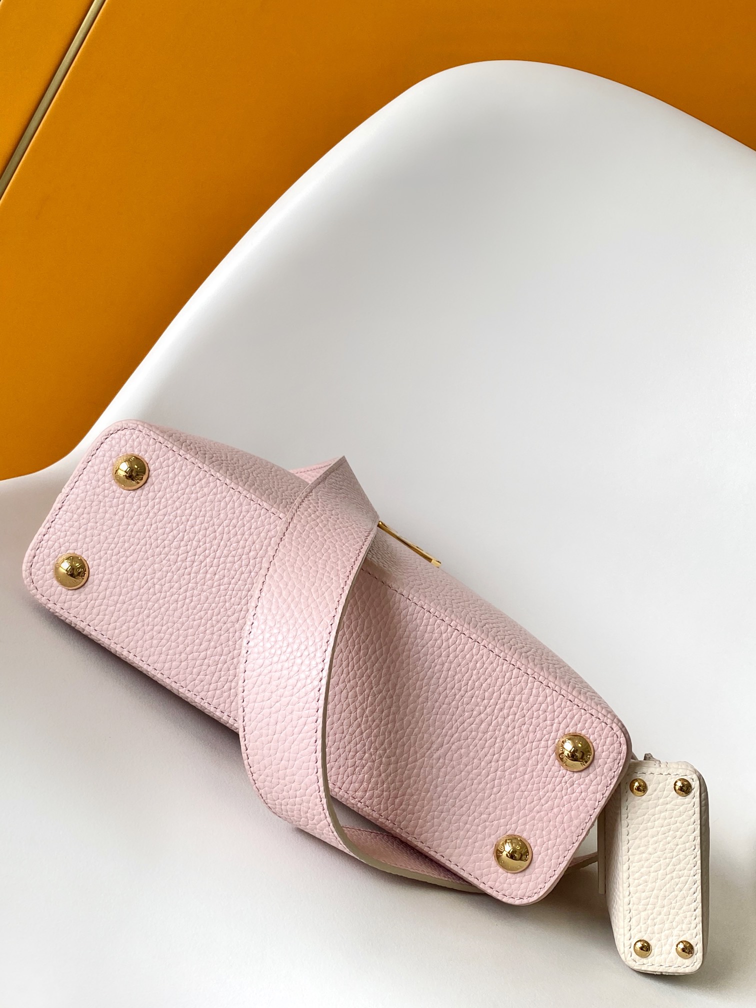 M24120 Mini Capucines Bag by Louis Vuitton LV in Pink