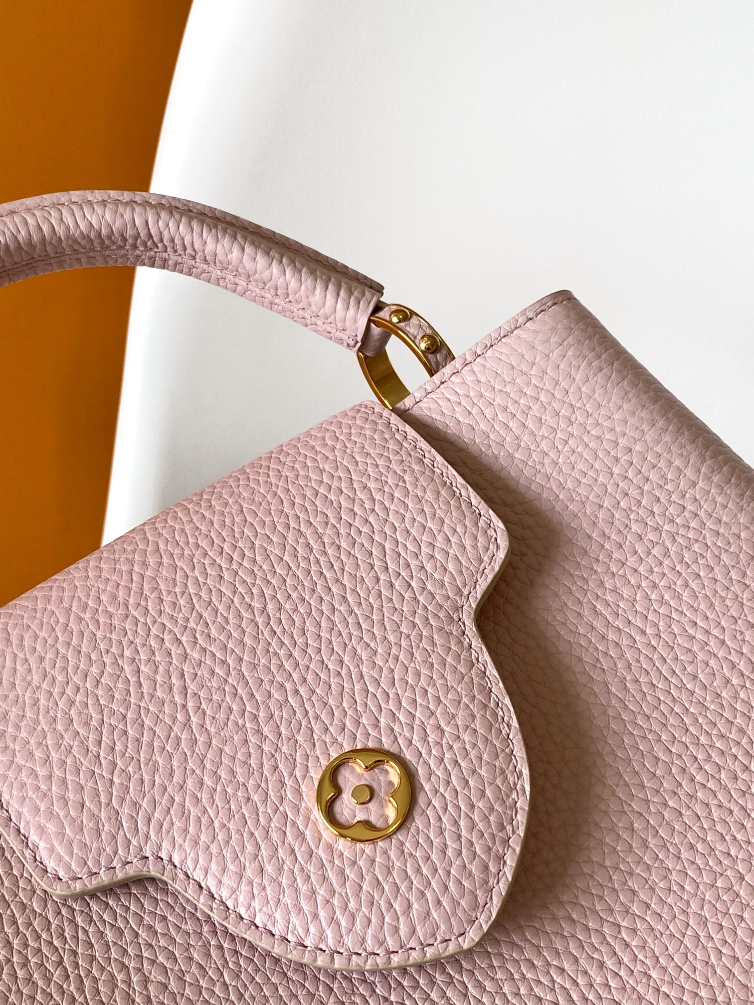 M24120 Mini Capucines Bag by Louis Vuitton LV in Pink