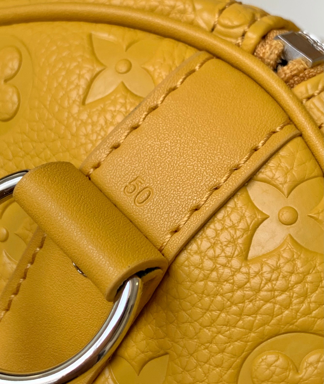 M23748 Keepall Bandouli??re 50 Travel Bag in Yellow by Louis Vuitton LV