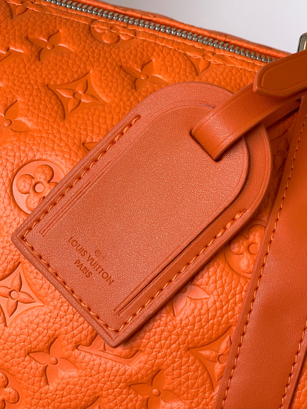 M23749 Keepall Bandouli??re 50 Travel Bag in Orange by Louis Vuitton LV