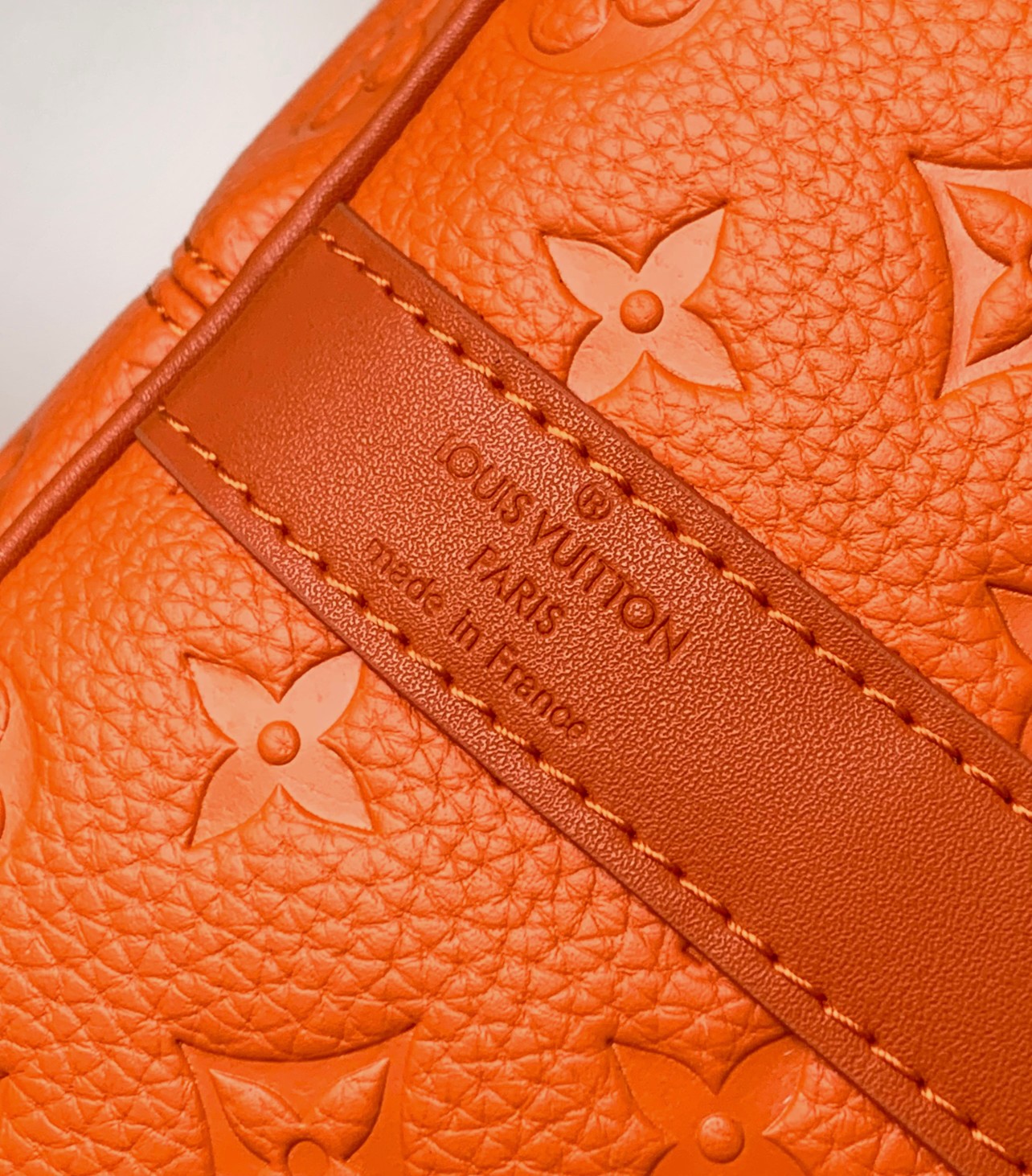 M23749 Keepall Bandouli??re 50 Travel Bag in Orange by Louis Vuitton LV