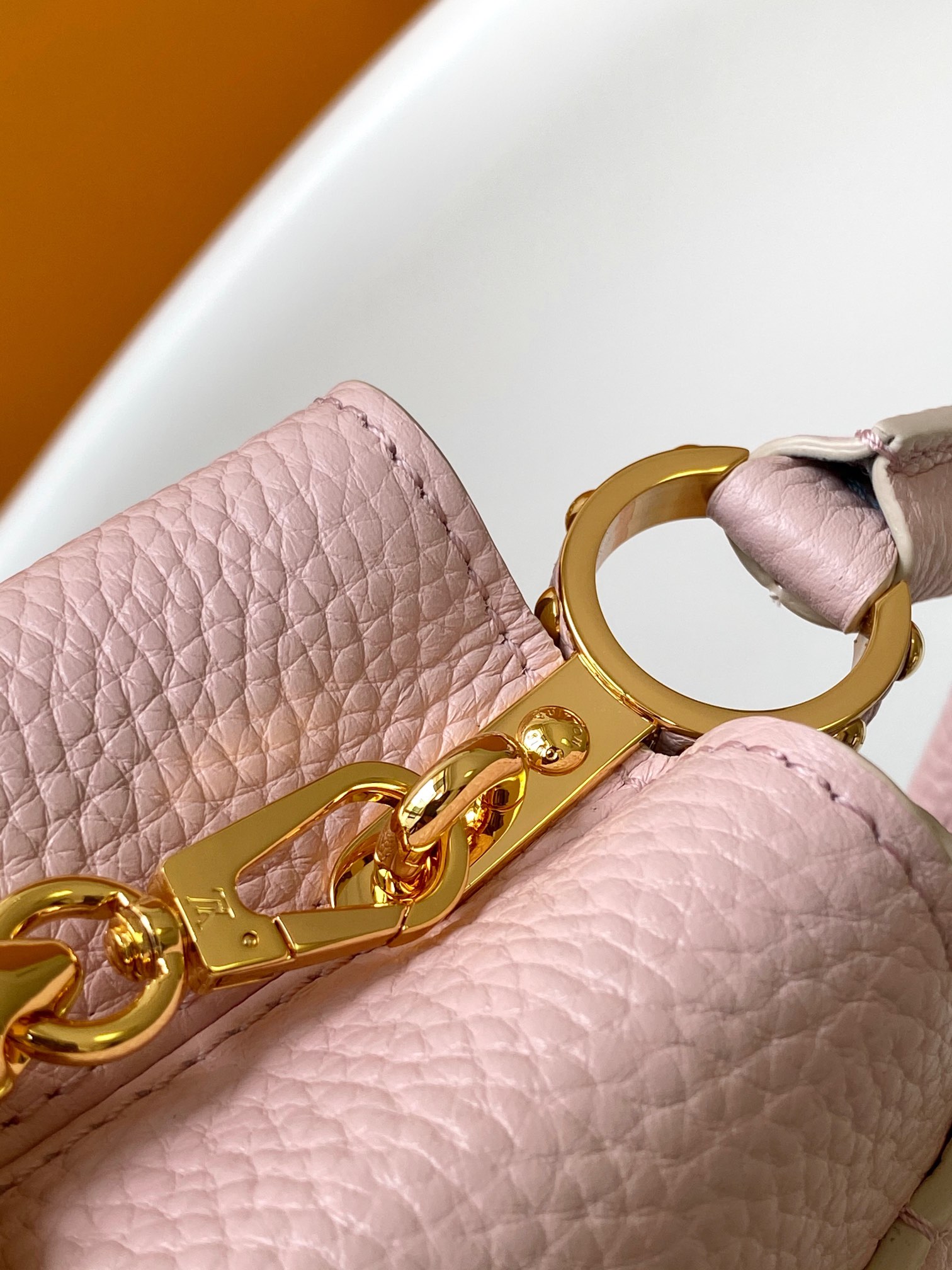 M24120 Mini Capucines Bag by Louis Vuitton LV in Pink