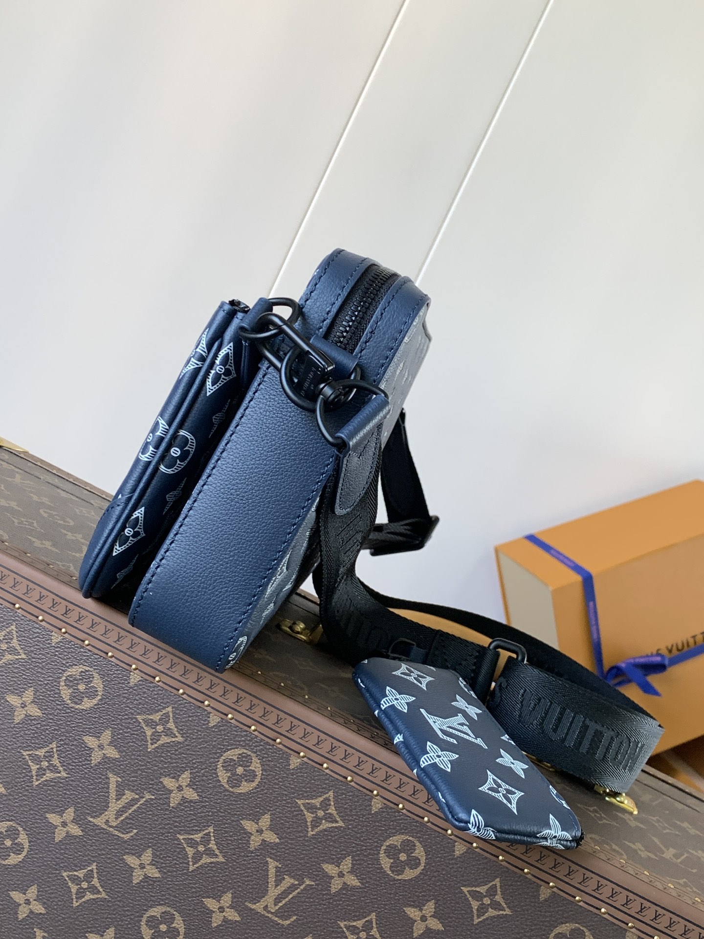 M24753 Trio Messenger Bag in Blue by Louis Vuitton LV