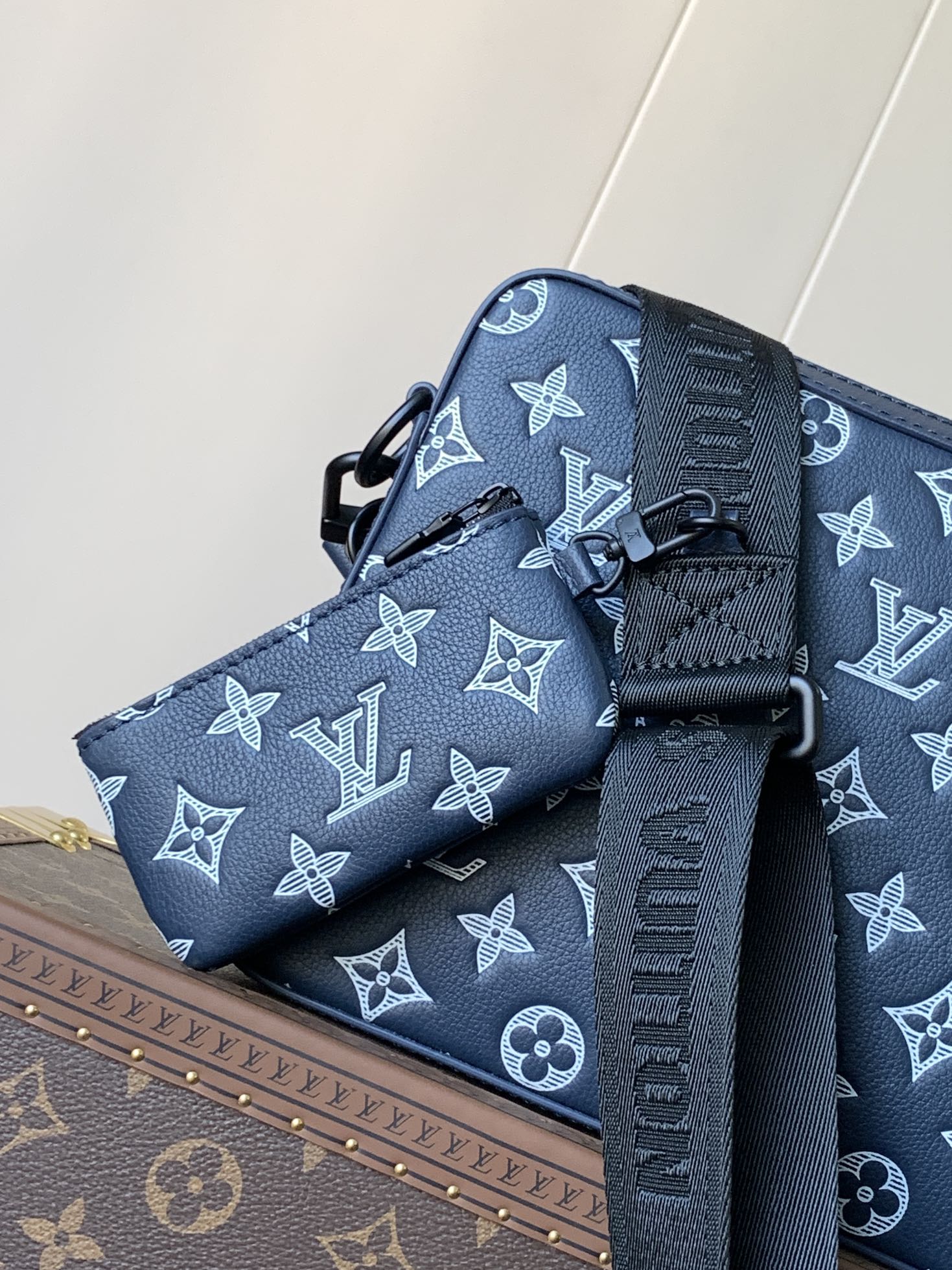 M24753 Trio Messenger Bag in Blue by Louis Vuitton LV