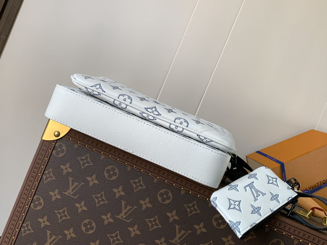 M24754 Trio Messenger Bag in Cream White by Louis Vuitton LV