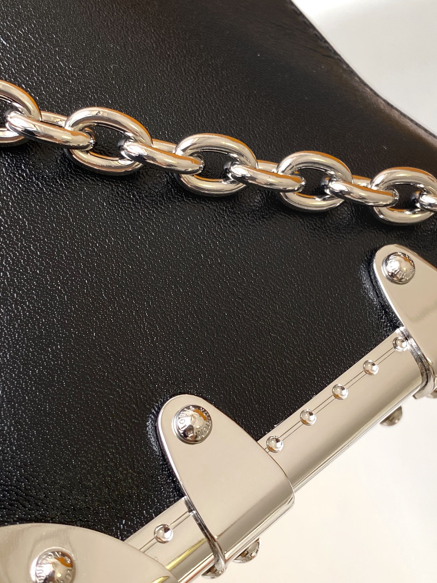 M25445 Black Slim Trunk Handbag by Louis Vuitton LV