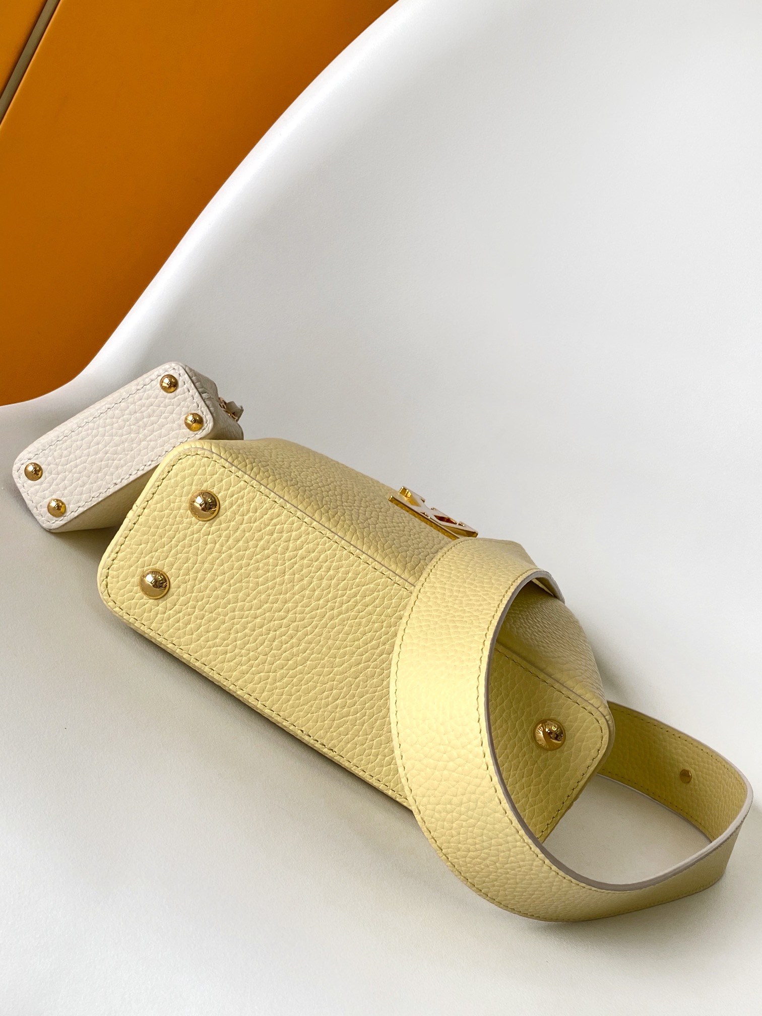 M24563 Mini Capucines Bag by Louis Vuitton LV in Yellow