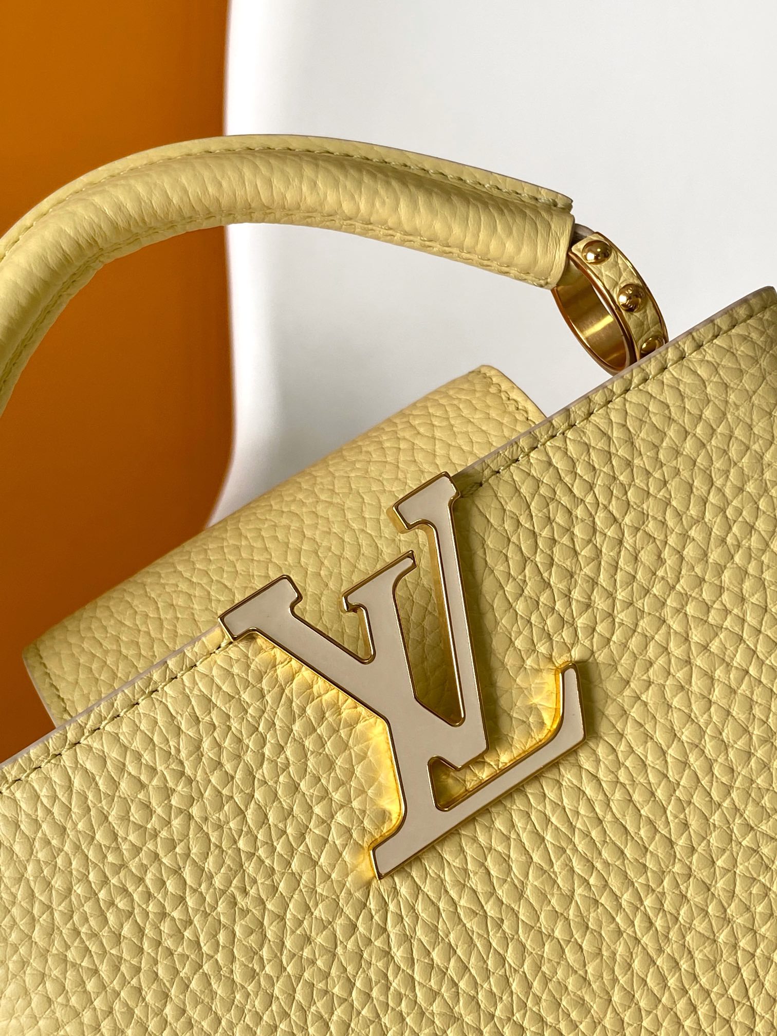 M24563 Mini Capucines Bag by Louis Vuitton LV in Yellow