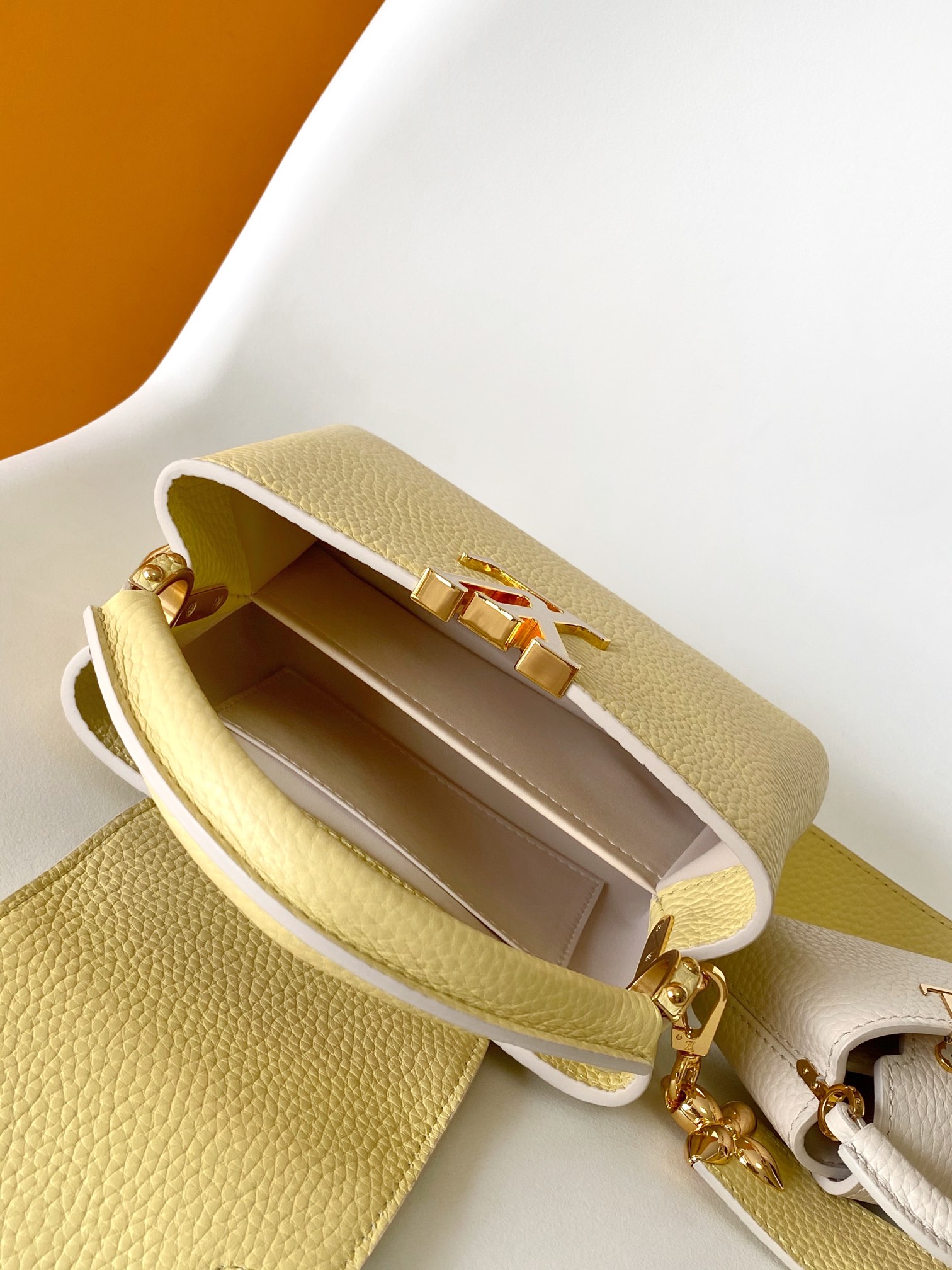 M24563 Mini Capucines Bag by Louis Vuitton LV in Yellow