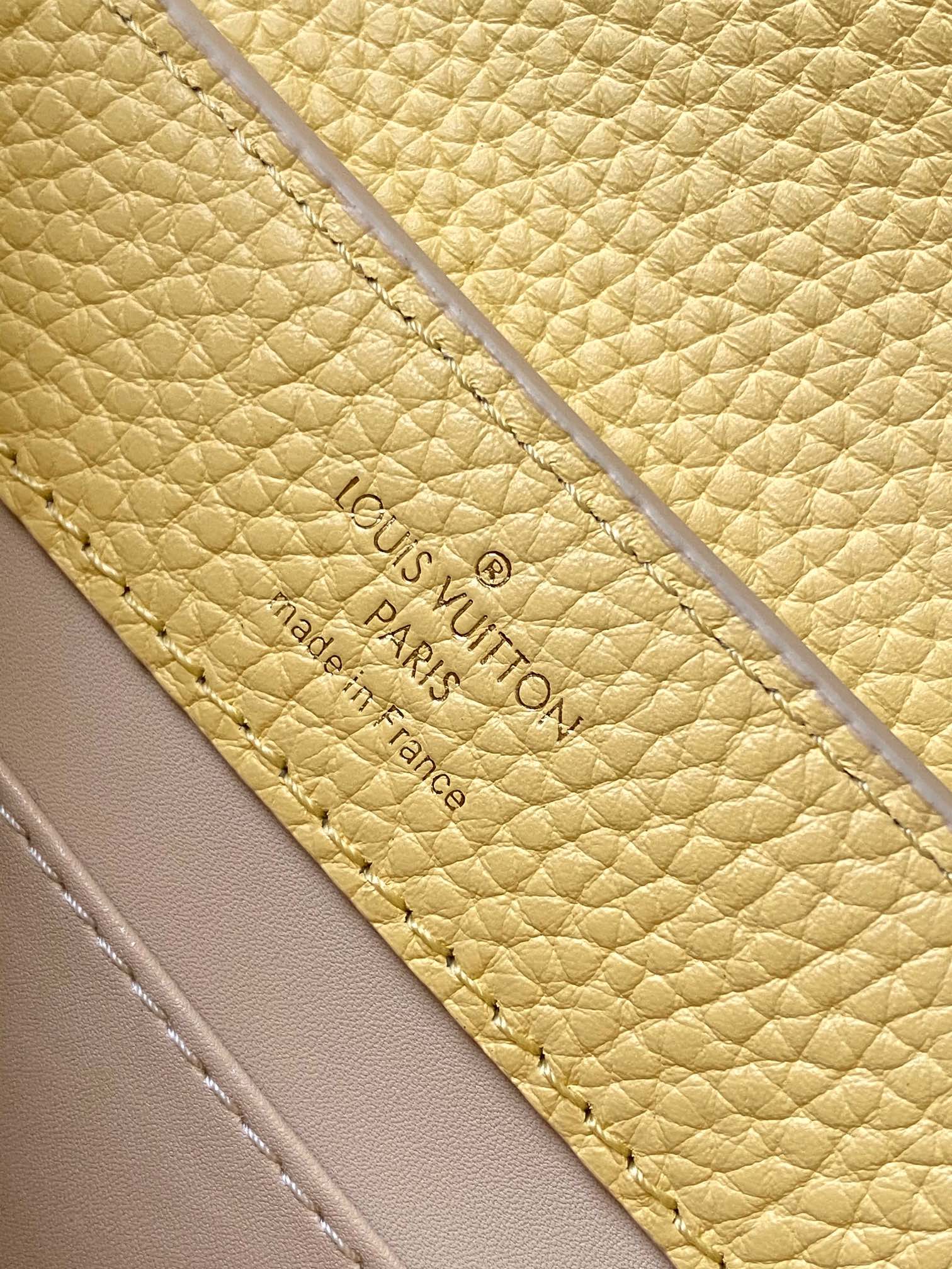 M24563 Mini Capucines Bag by Louis Vuitton LV in Yellow