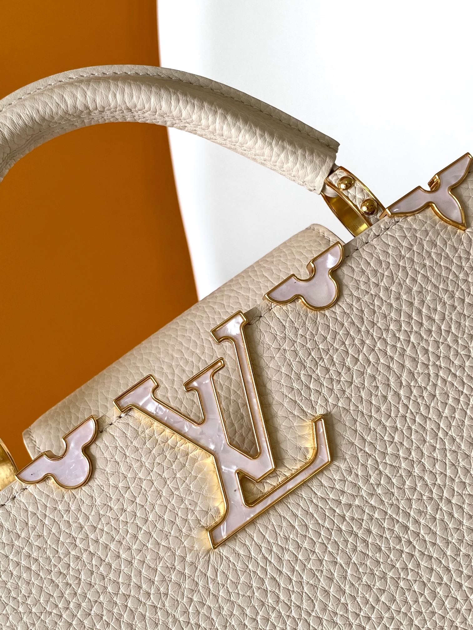 M23331 Cream Capucines BB Handbag by Louis Vuitton LV