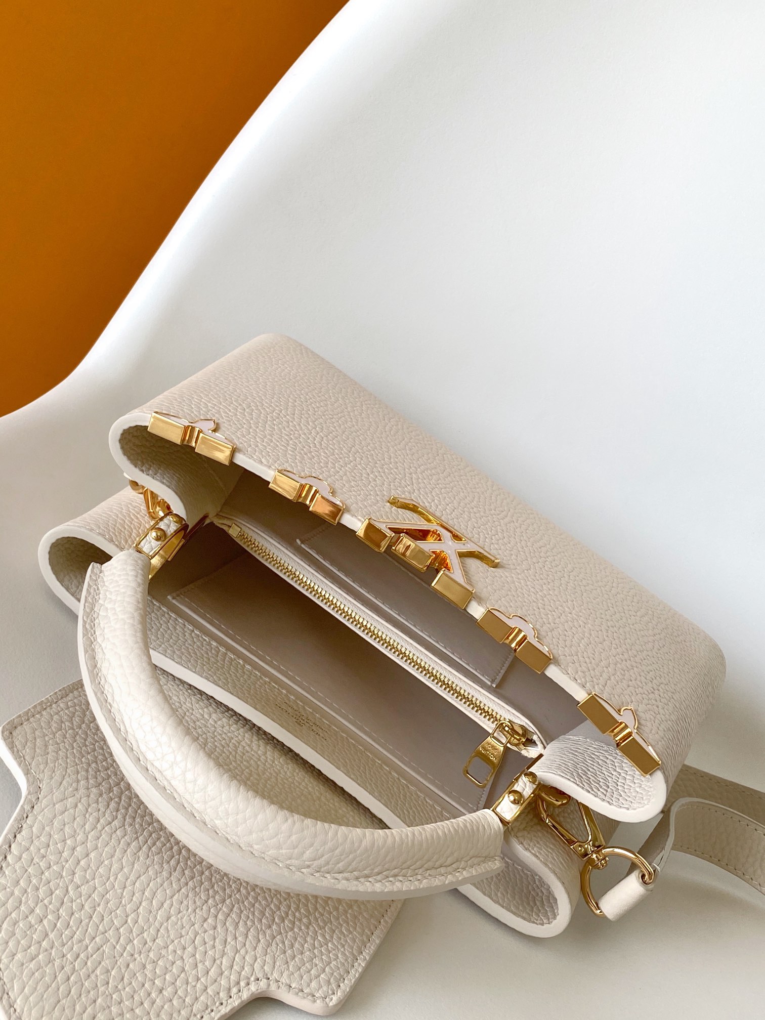 M23331 Cream Capucines BB Handbag by Louis Vuitton LV